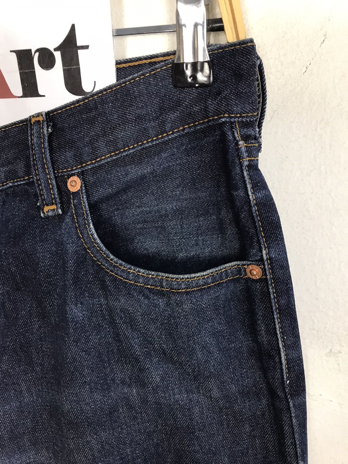 Japanese Brand × Levi's × Vintage Vintage Levi’s 506 Indigo Denim Jeans Size US 30 / EU 46 - 5 Thumbnail