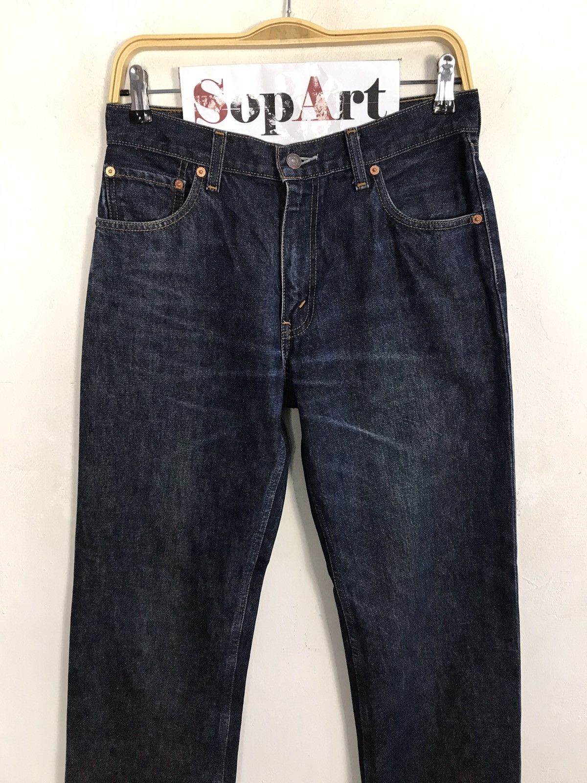 Japanese Brand × Levi's × Vintage Vintage Levi’s 506 Indigo Denim Jeans Size US 30 / EU 46 - 3 Thumbnail