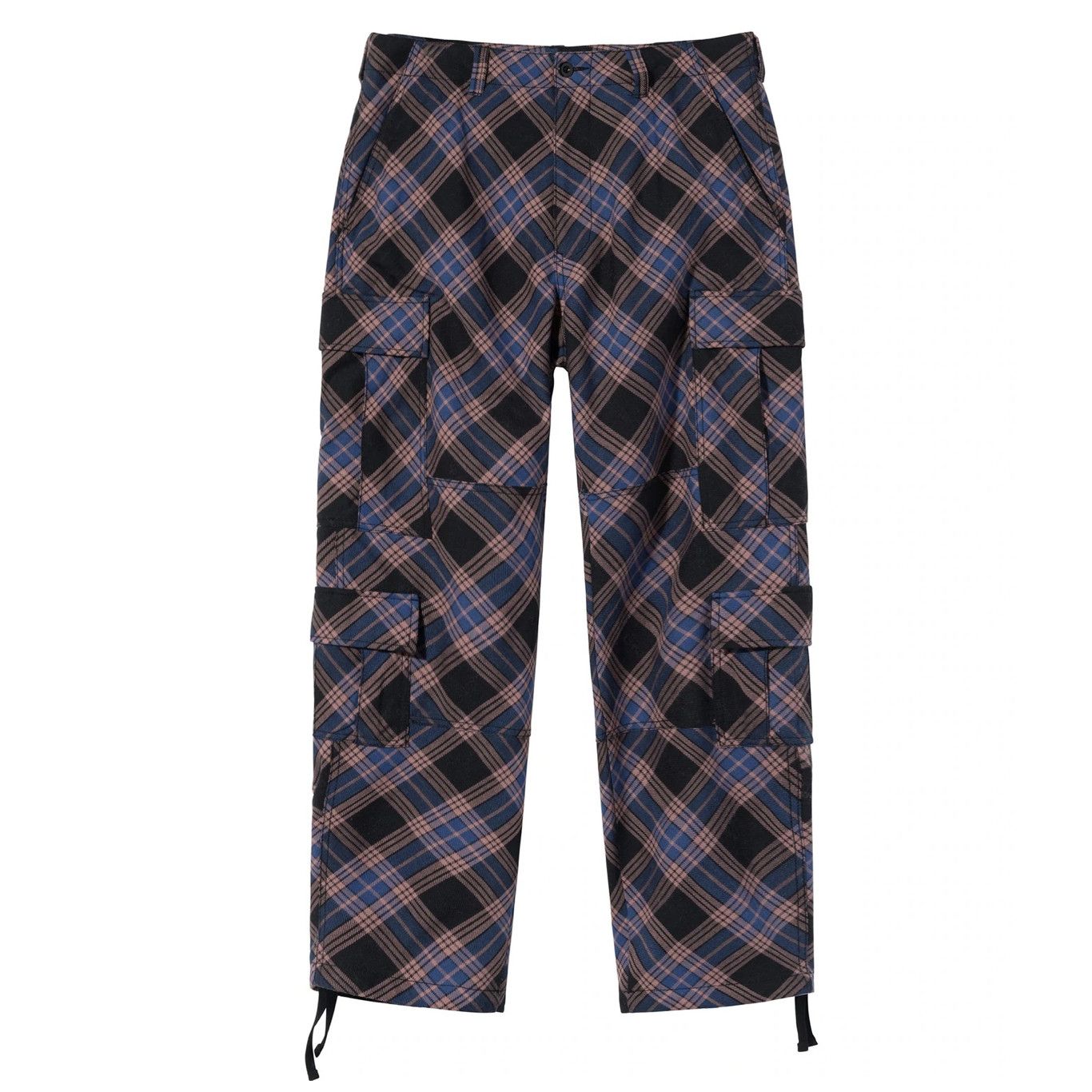 Stussy Stussy Bias Plaid Surplus Cargo Pants Size US 36 / EU 52 - 4 Thumbnail