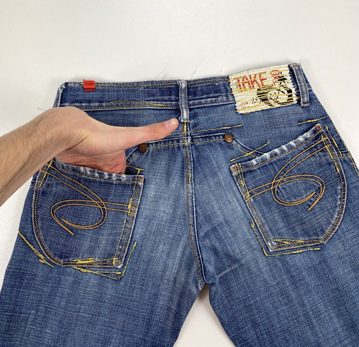 Other Take Two Vintage Upgrade Jeans Made in Italy Size 27x34 Size US 27 - 5 Thumbnail