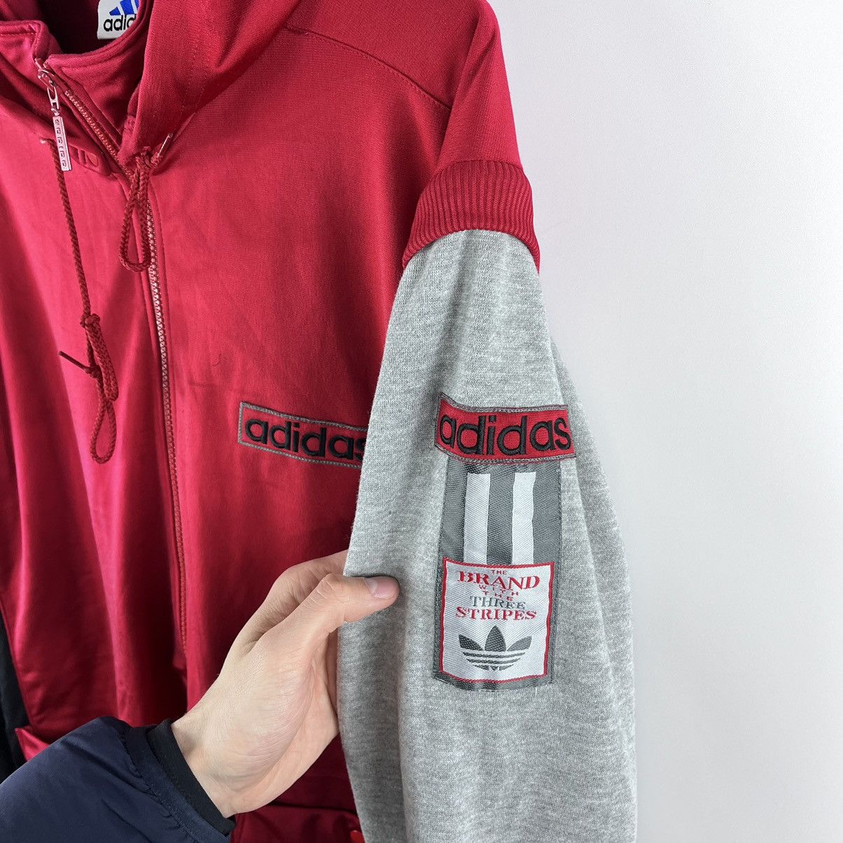 Adidas × Vintage Vtg Adidas Transformed Zip Hooded Sweat Jacket/Vest Size M Size US M / EU 48-50 / 2 - 7 Thumbnail