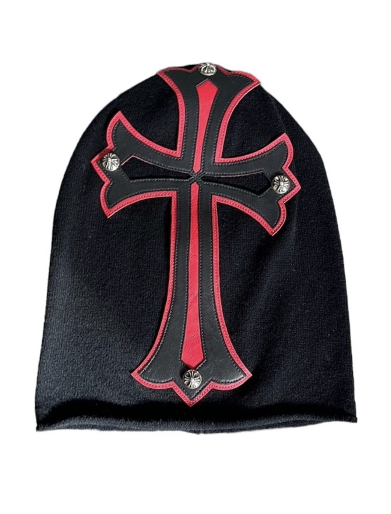 Chrome Hearts Chrome Hearts Cross Mask / Beanie CASHMERE & SILVER