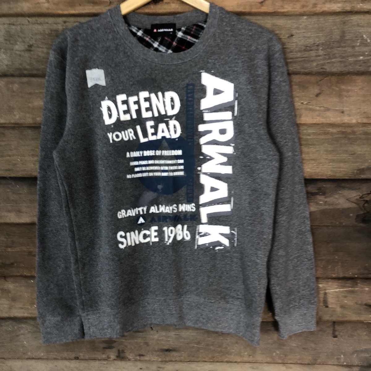 Airwalk Airwalk faded Grey Sweatshirt #358B Size US S / EU 44-46 / 1 - 3 Thumbnail