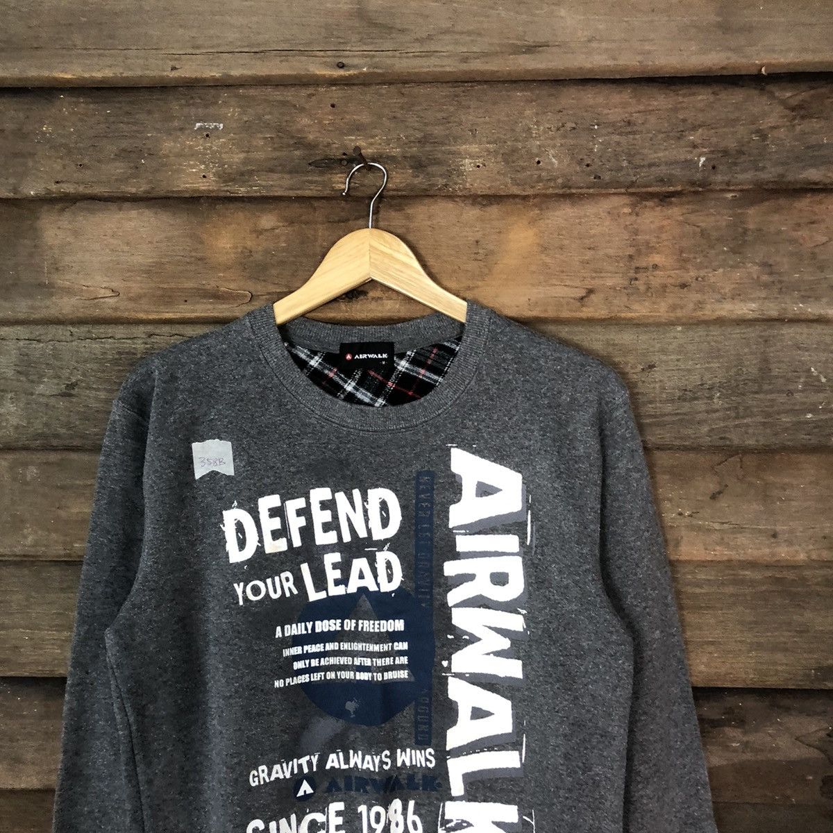 Airwalk Airwalk faded Grey Sweatshirt #358B Size US S / EU 44-46 / 1 - 2 Thumbnail