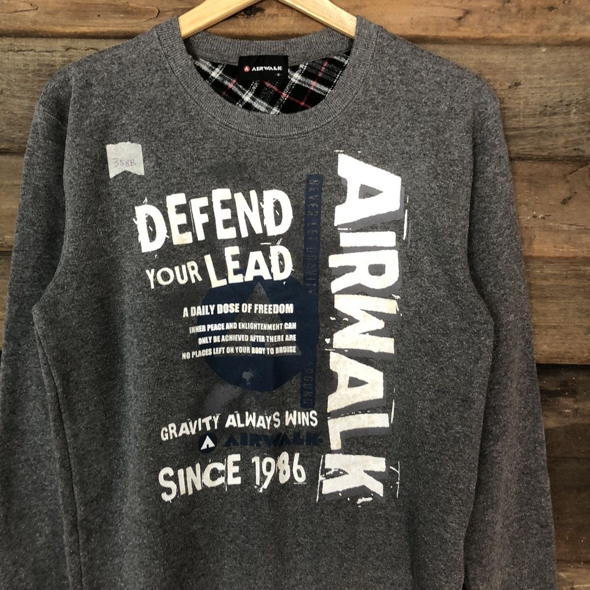 Airwalk Airwalk faded Grey Sweatshirt #358B Size US S / EU 44-46 / 1 - 6 Thumbnail