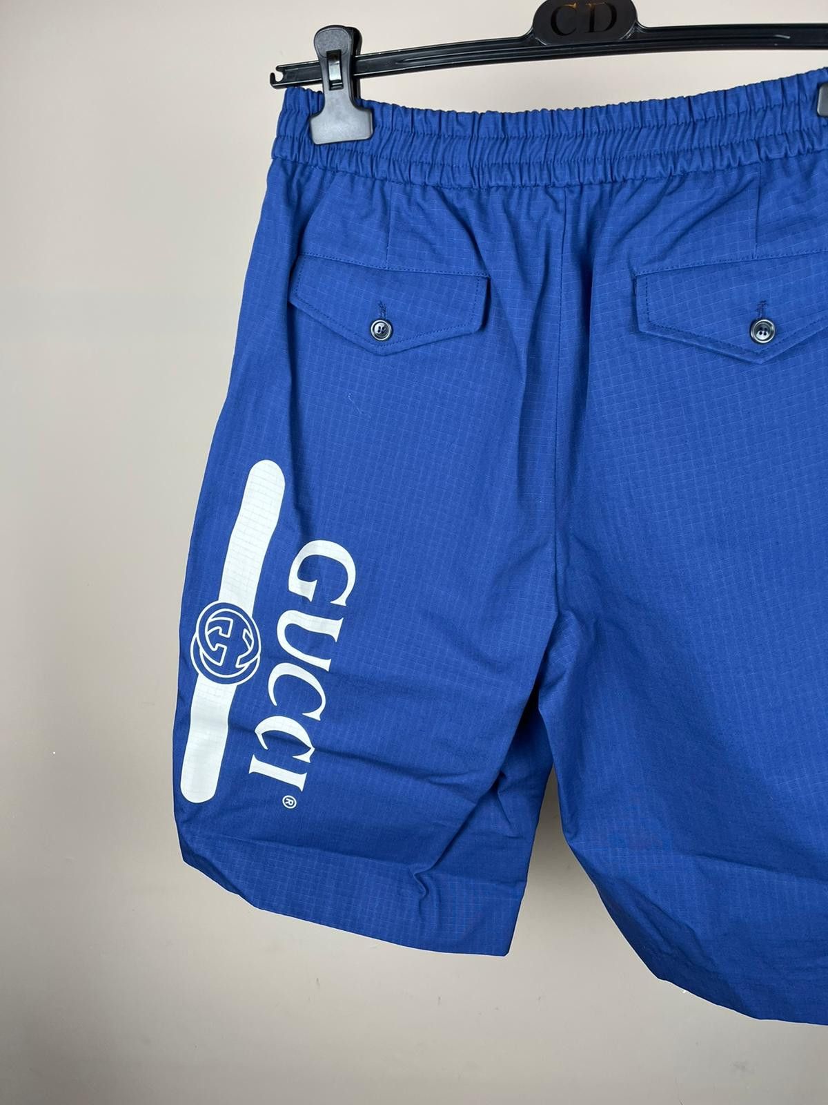 Gucci Logo Nylon Ripstop Shorts in Federal Blue Size US 32 / EU 48 - 3 Thumbnail