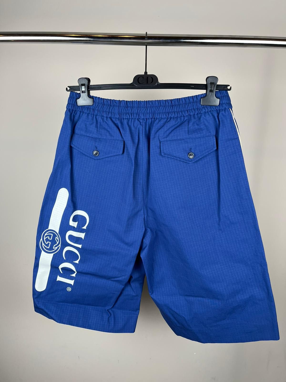 Gucci Logo Nylon Ripstop Shorts in Federal Blue Size US 32 / EU 48 - 4 Thumbnail