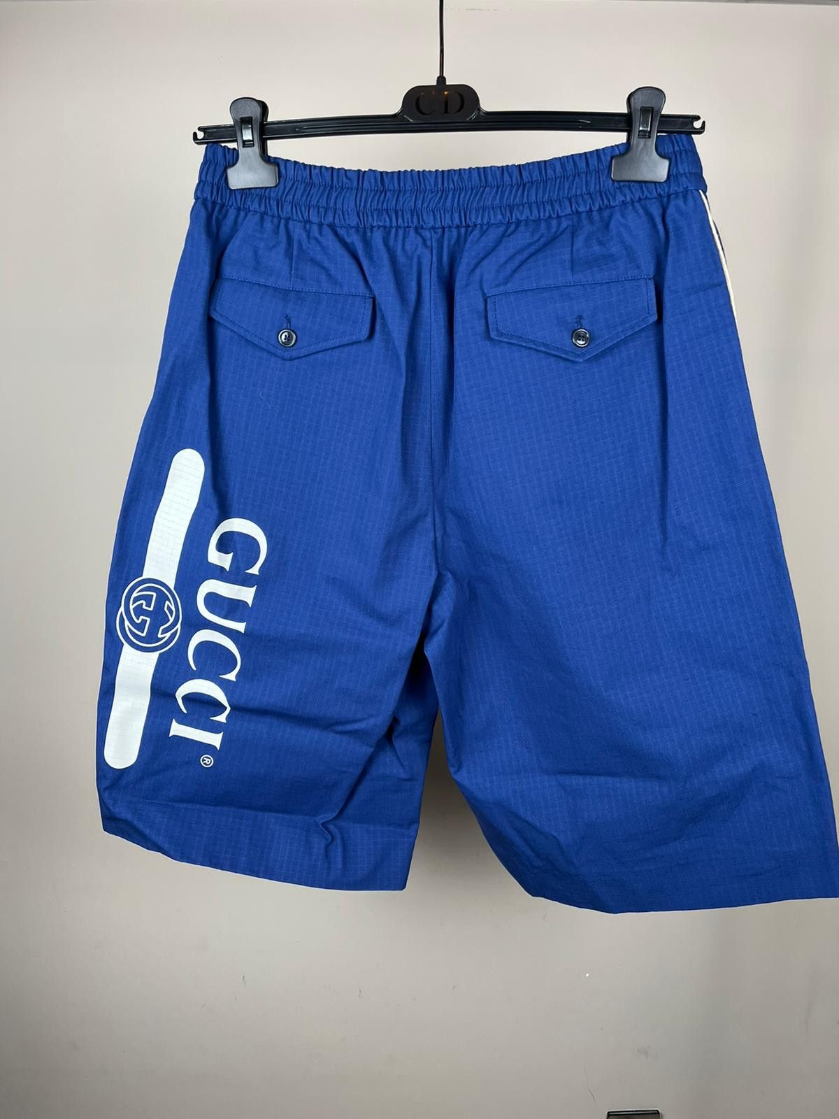 Gucci Logo Nylon Ripstop Shorts in Federal Blue Size US 32 / EU 48 - 2 Thumbnail