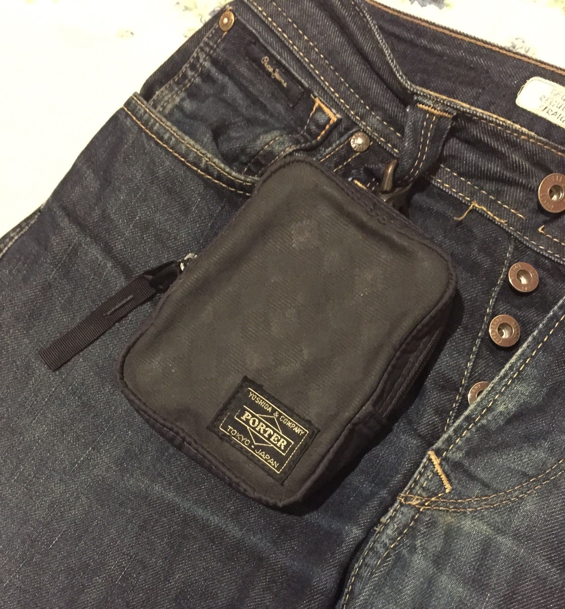 Porter × Vintage VINTAGE PORTER SMALL CASE POUCH DARK NAVY Size ONE SIZE - 1 Thumbnail