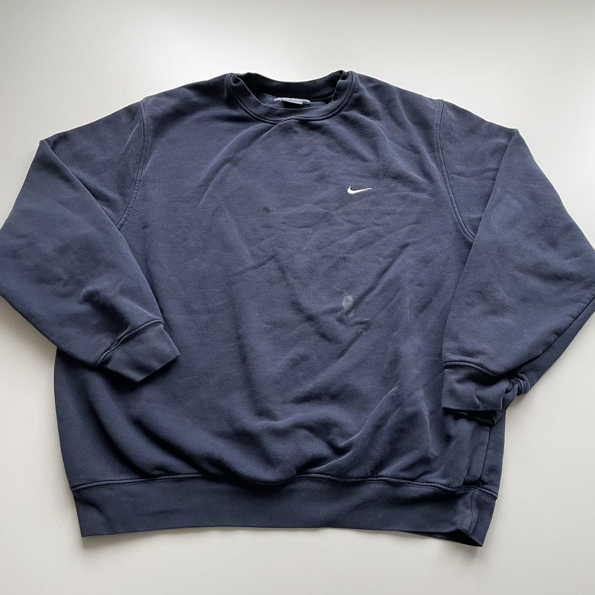 Nike embroidered swoosh sweatshirt cheap