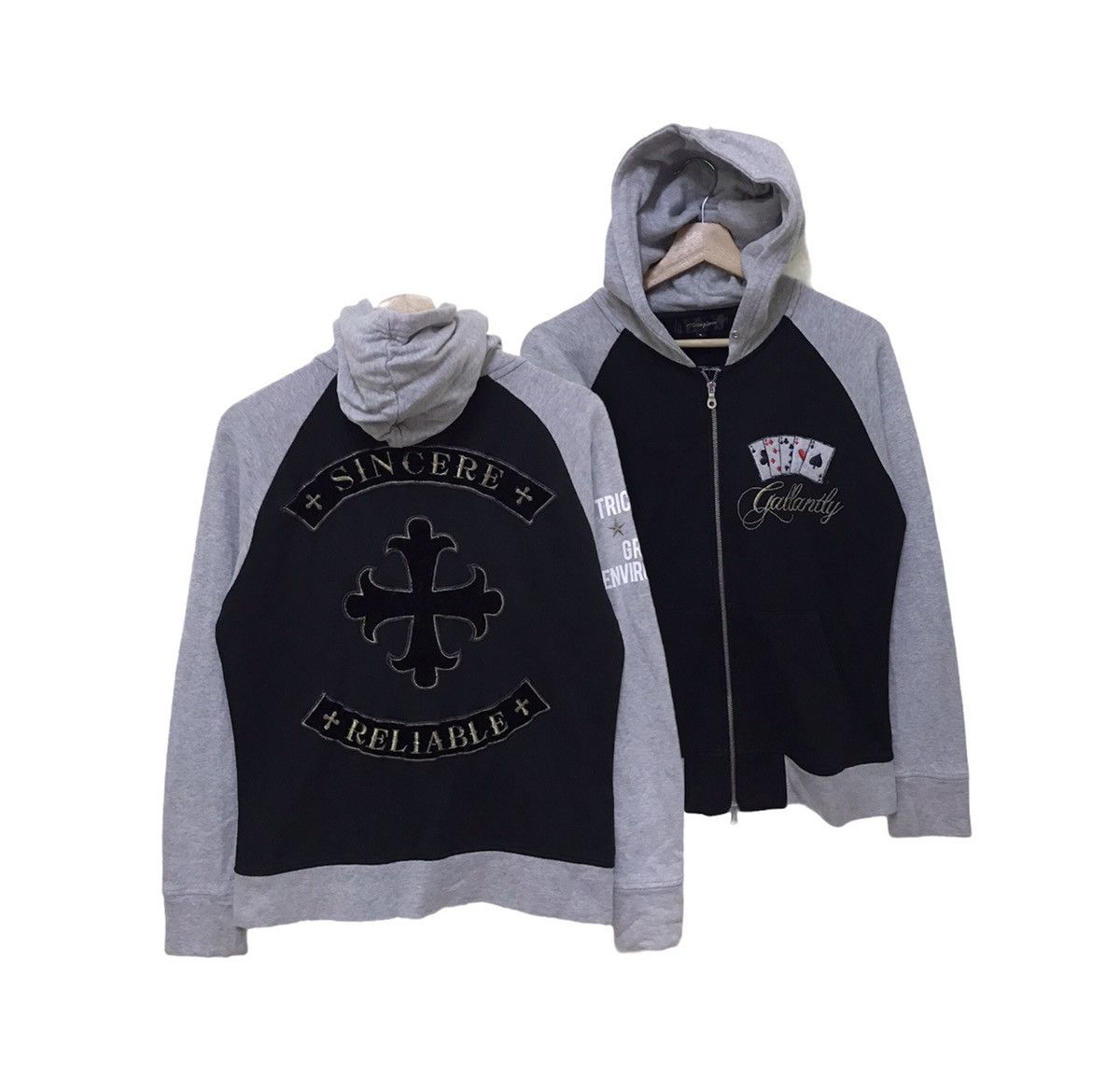 Japanese Brand FAITH GUARDER Hoodie Inspired Chrome Hearts Style