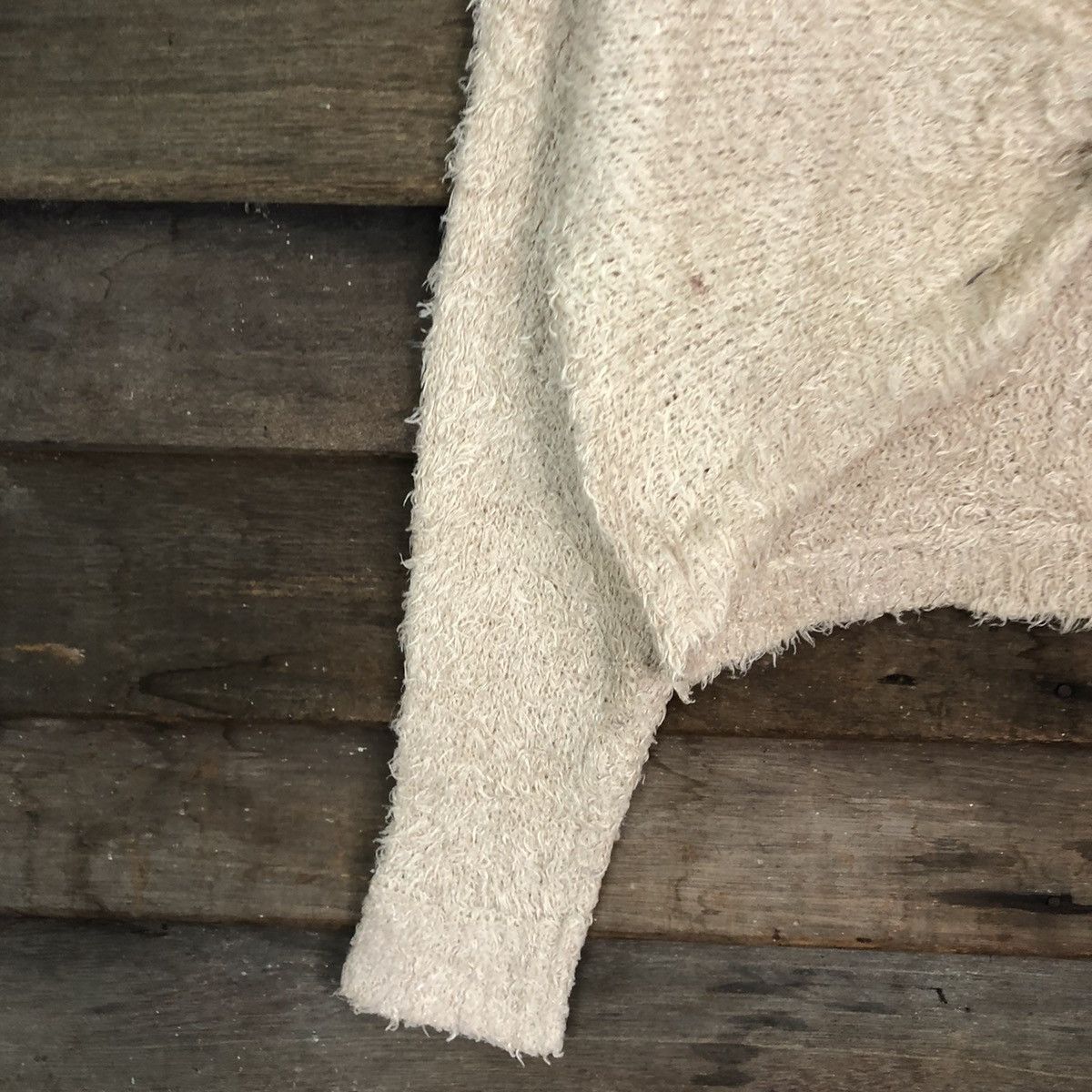 Homespun Knitwear DL IngNi Brown Mohair Shag Shaggy Knitwear #B618 Size M / US 6-8 / IT 42-44 - 6 Thumbnail