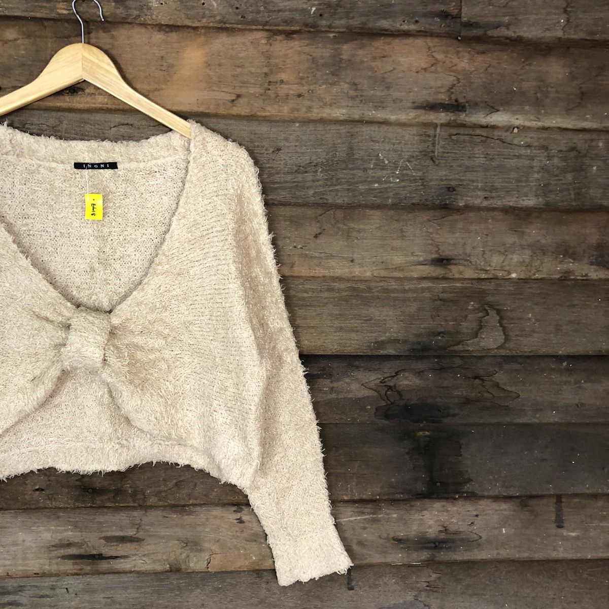 Homespun Knitwear DL IngNi Brown Mohair Shag Shaggy Knitwear #B618 Size M / US 6-8 / IT 42-44 - 5 Thumbnail