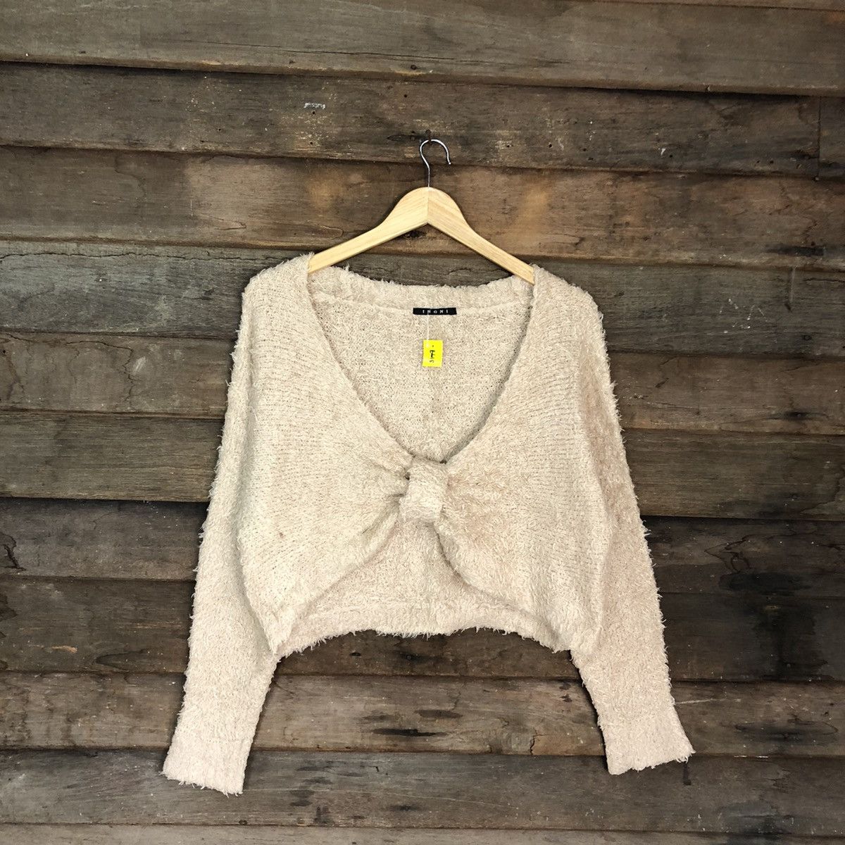 Homespun Knitwear DL IngNi Brown Mohair Shag Shaggy Knitwear #B618 Size M / US 6-8 / IT 42-44 - 3 Thumbnail