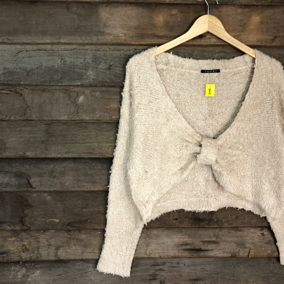 Homespun Knitwear DL IngNi Brown Mohair Shag Shaggy Knitwear #B618 Size M / US 6-8 / IT 42-44 - 7 Thumbnail