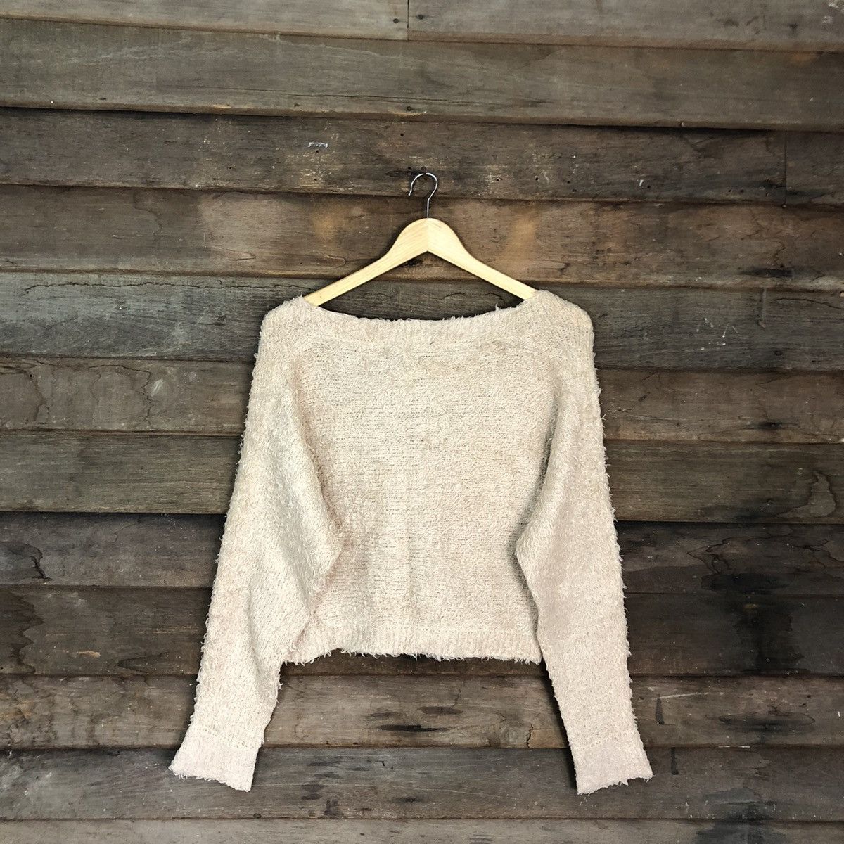 Homespun Knitwear DL IngNi Brown Mohair Shag Shaggy Knitwear #B618 Size M / US 6-8 / IT 42-44 - 12 Thumbnail