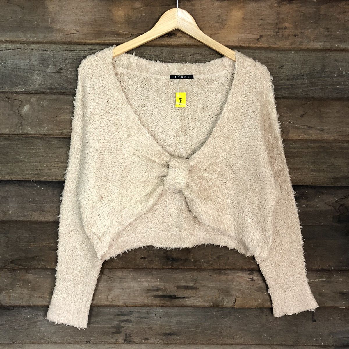 Homespun Knitwear DL IngNi Brown Mohair Shag Shaggy Knitwear #B618 Size M / US 6-8 / IT 42-44 - 8 Thumbnail