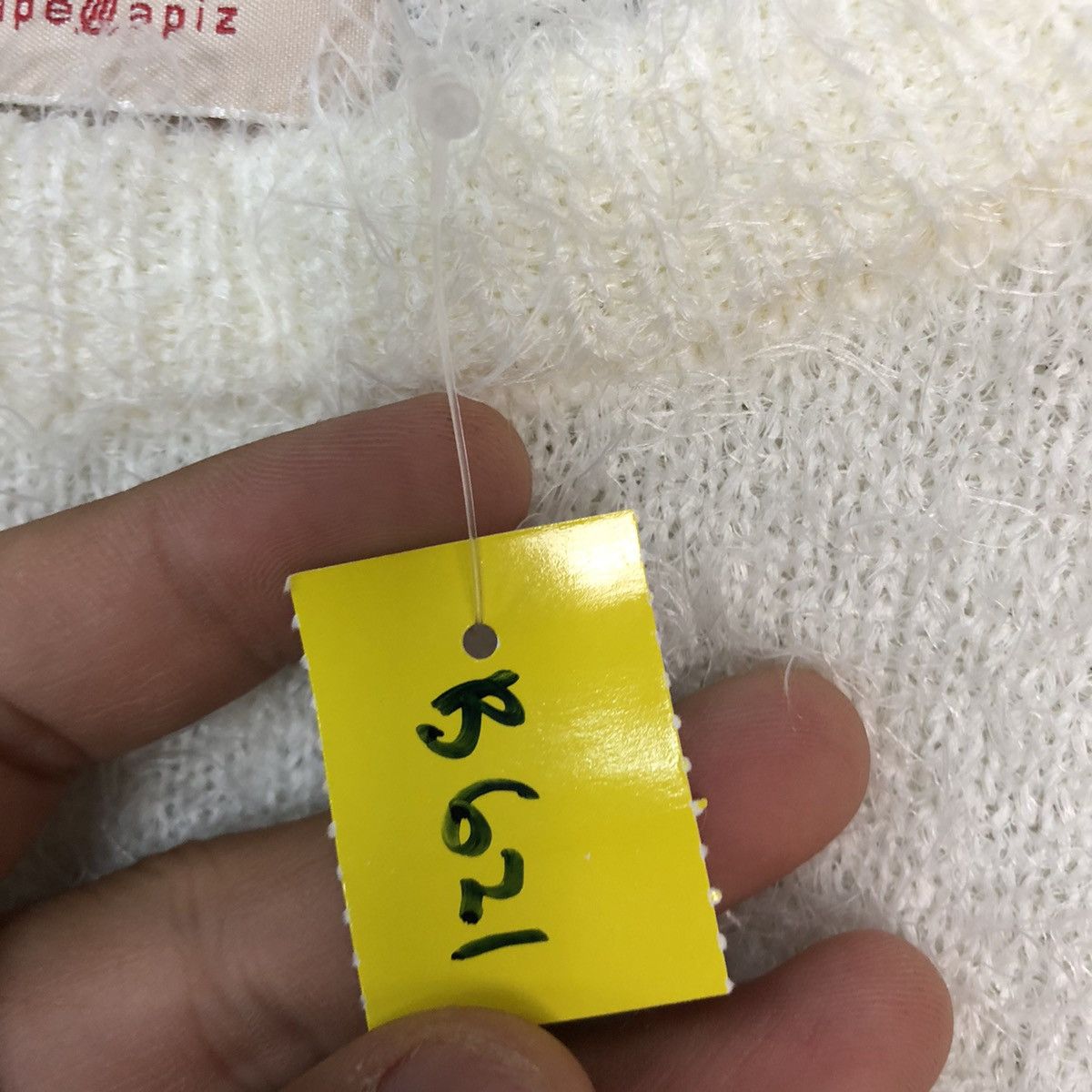 Grailed DL Pape Apiz White Mohair Shag Shaggy Knitwear #B621 Size M / US 6-8 / IT 42-44 - 11 Thumbnail