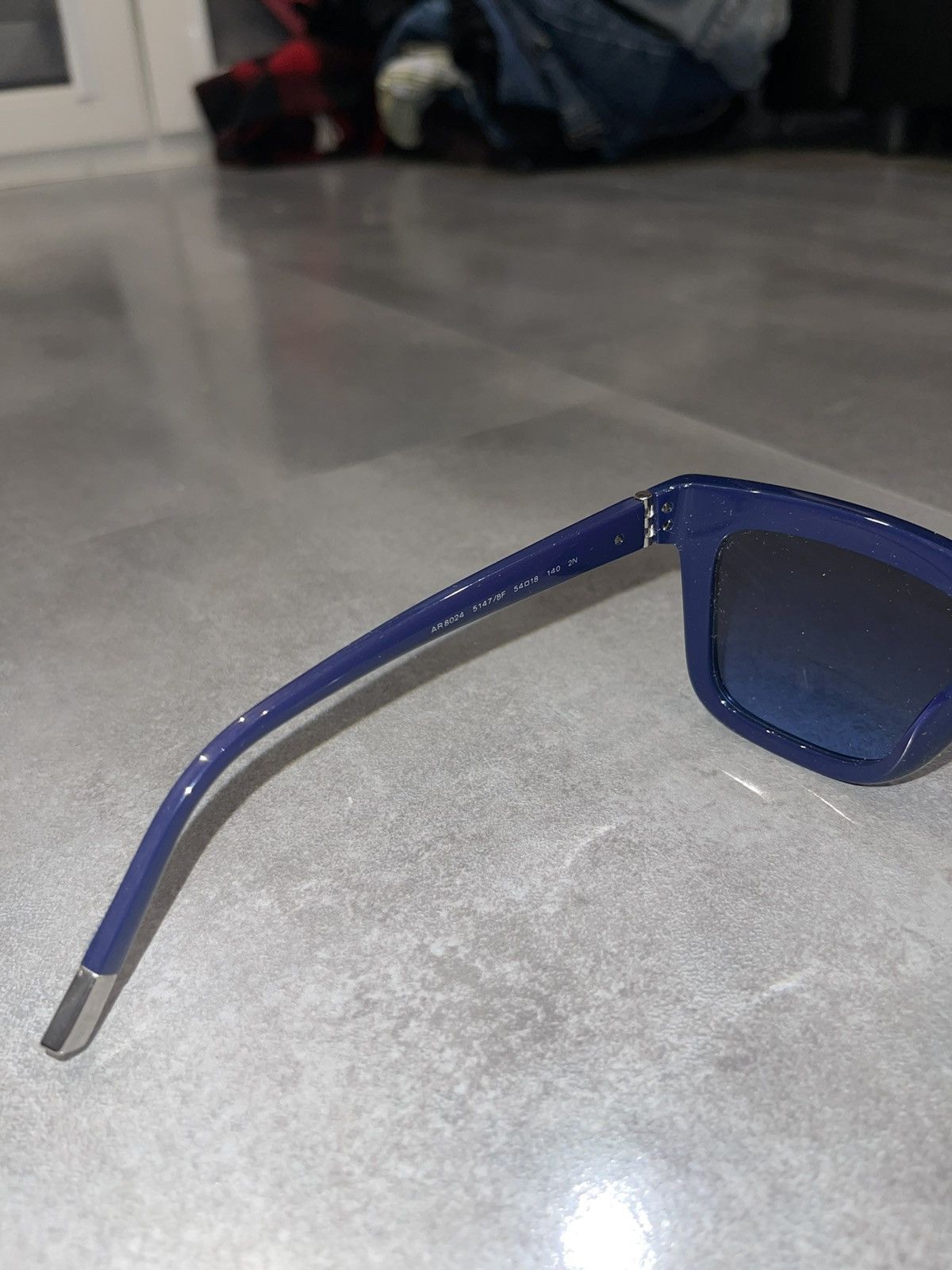 Armani × Emporio Armani × Giorgio Armani Giorgio Armani AR8024 5147/8F Dark Blue Sunglasses Size ONE SIZE - 12 Thumbnail
