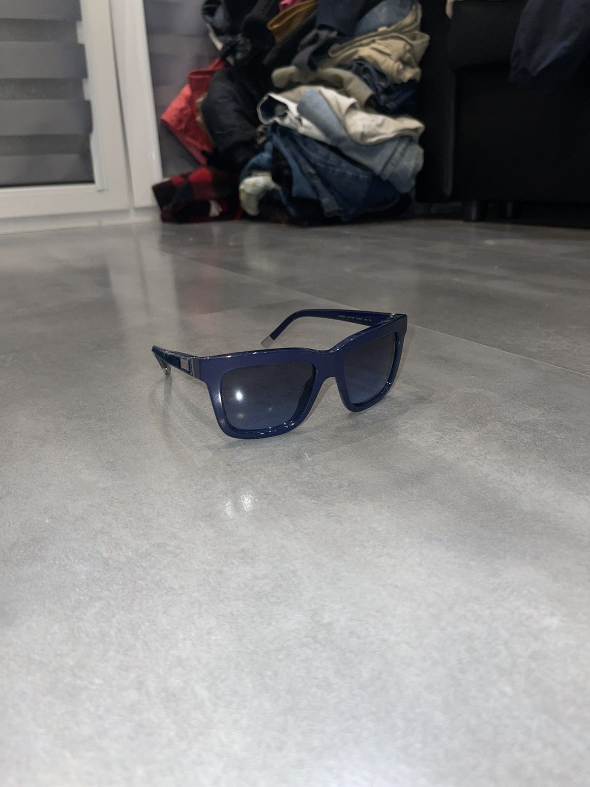 Armani × Emporio Armani × Giorgio Armani Giorgio Armani AR8024 5147/8F Dark Blue Sunglasses Size ONE SIZE - 3 Thumbnail