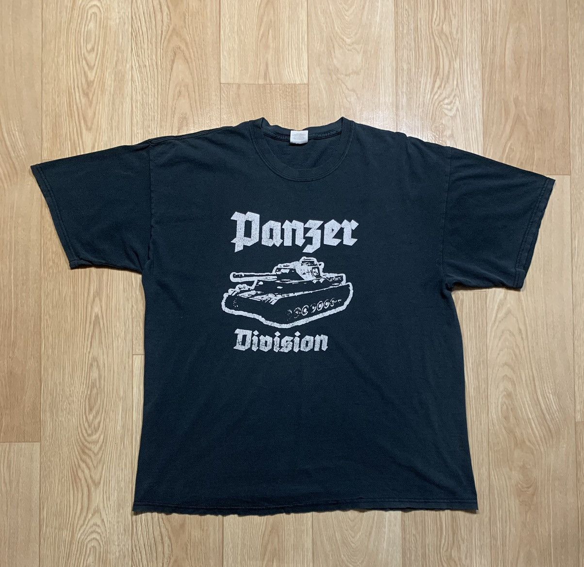 Band Tees × Vintage Vintage Panzer Division T-Shirt Size US XXL / EU 58 / 5 - 1 Thumbnail