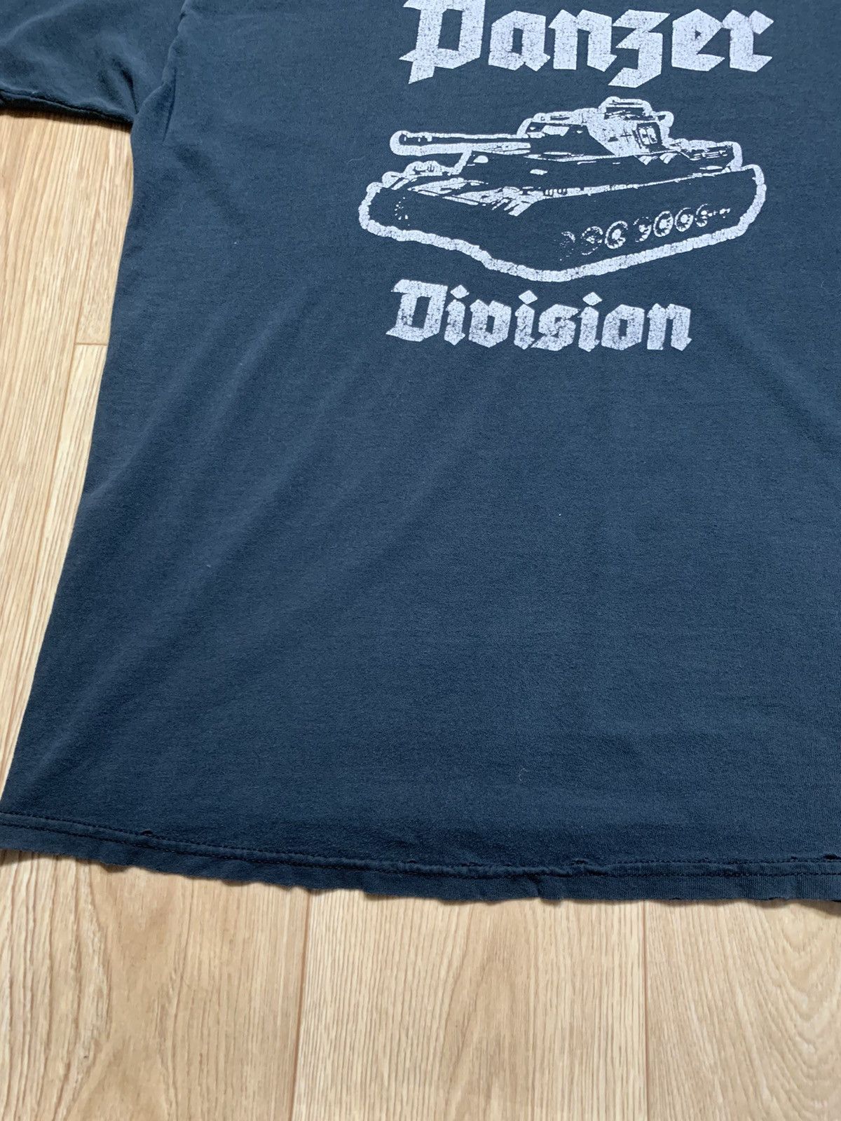 Band Tees × Vintage Vintage Panzer Division T-Shirt Size US XXL / EU 58 / 5 - 7 Thumbnail
