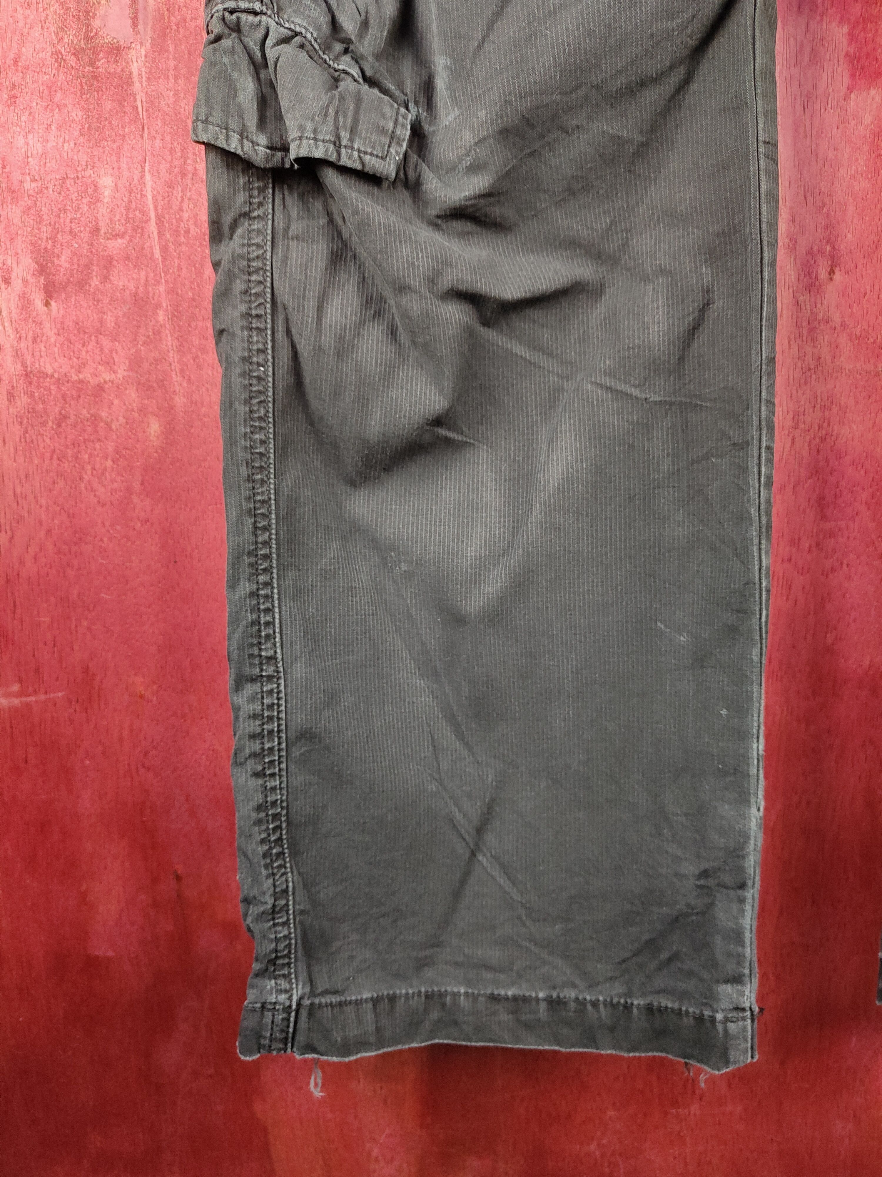 Japanese Brand DL Surplus Black Multipocket Tactical Cargo Pants #S742 Size US 32 / EU 48 - 6 Thumbnail