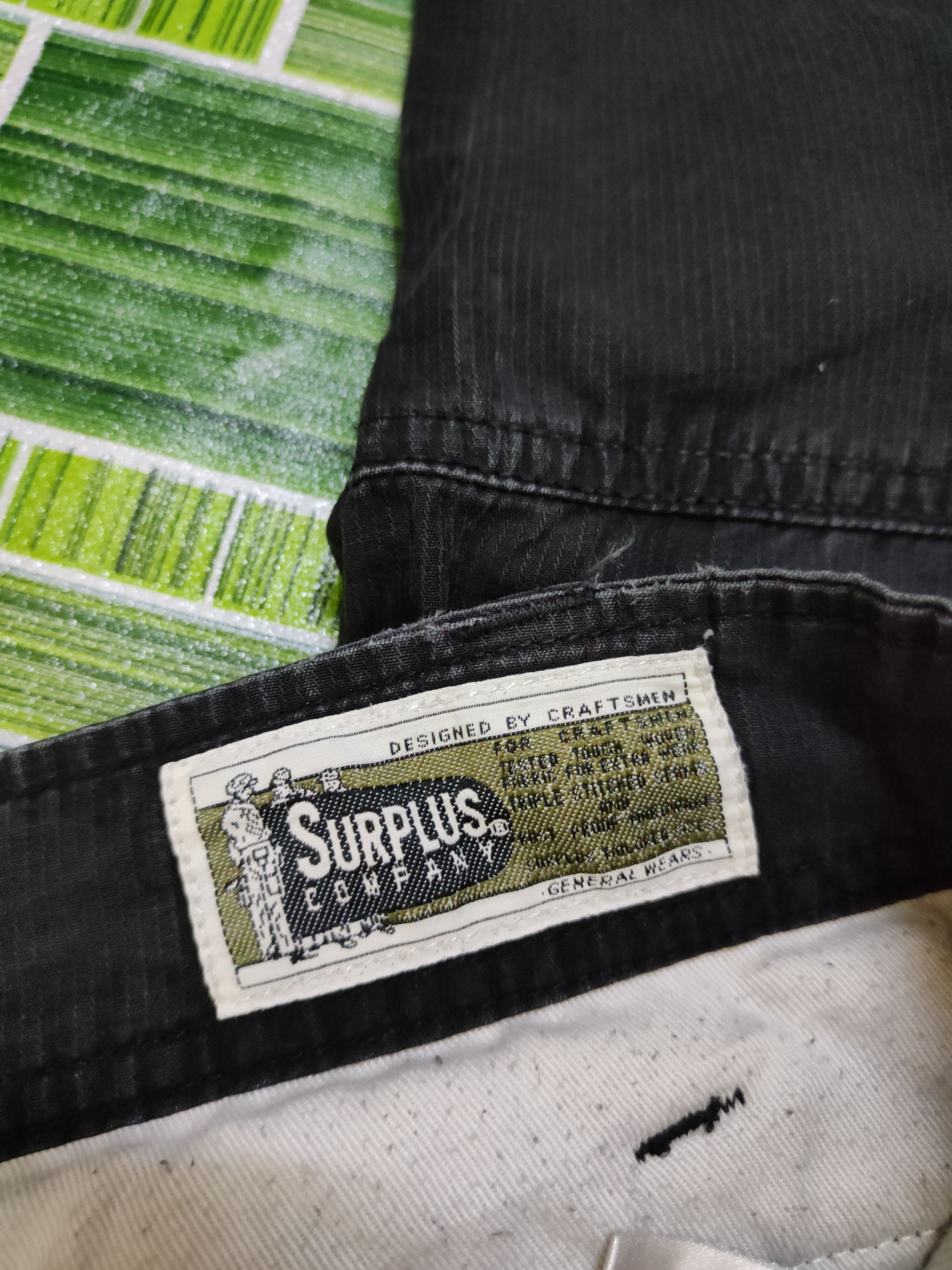 Japanese Brand DL Surplus Black Multipocket Tactical Cargo Pants #S742 Size US 32 / EU 48 - 22 Thumbnail