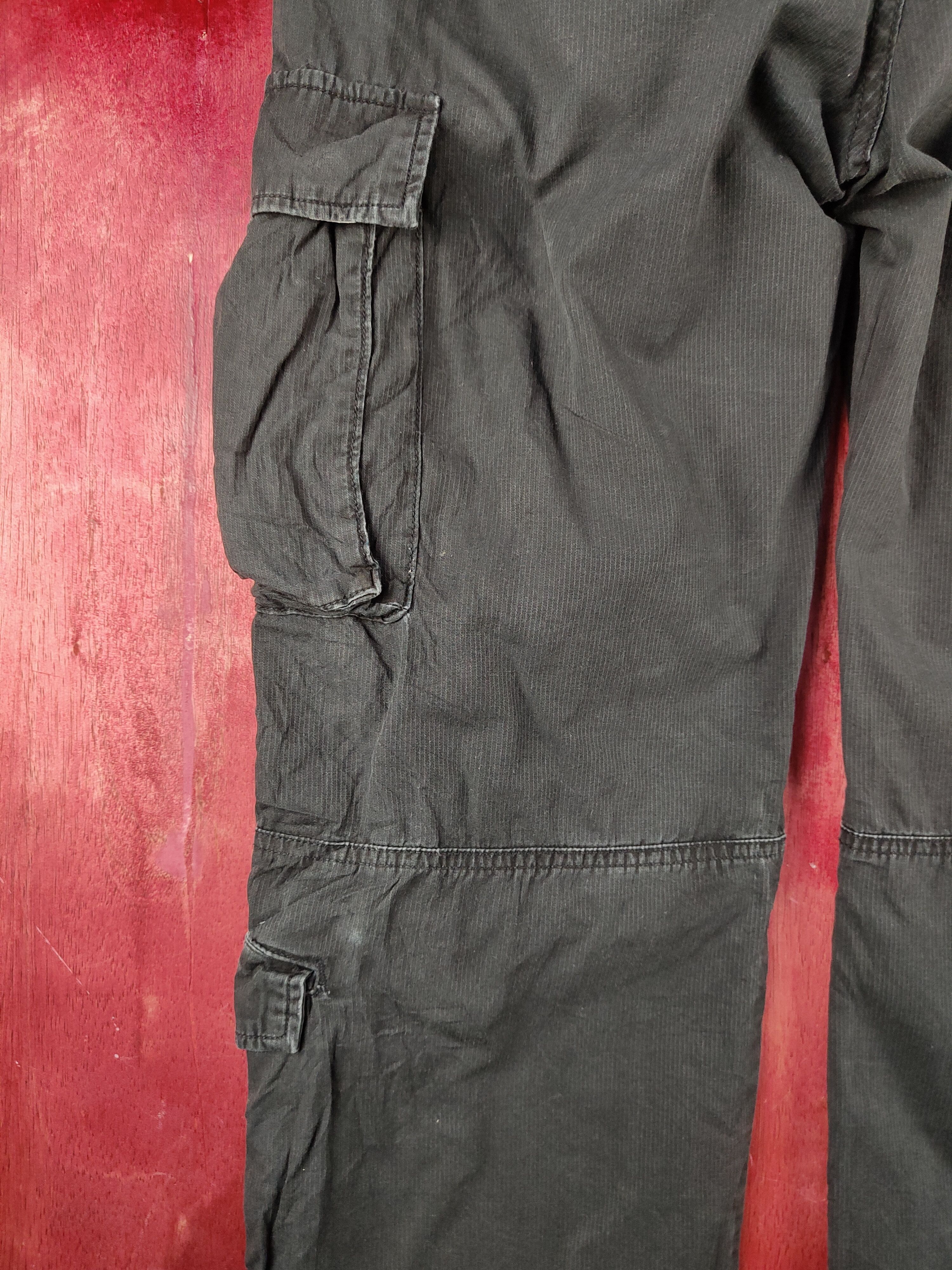 Japanese Brand DL Surplus Black Multipocket Tactical Cargo Pants #S742 Size US 32 / EU 48 - 14 Thumbnail