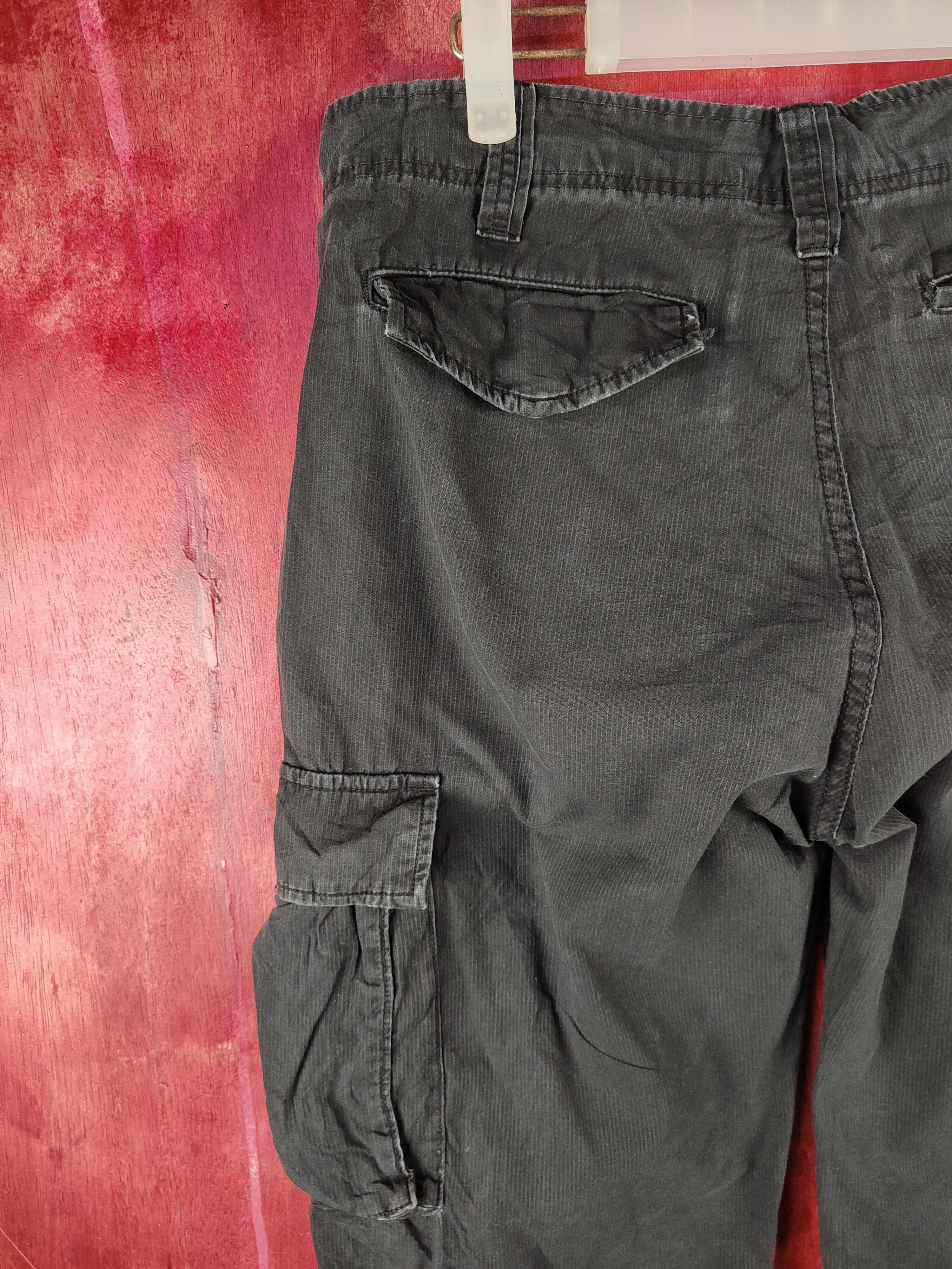 Japanese Brand DL Surplus Black Multipocket Tactical Cargo Pants #S742 Size US 32 / EU 48 - 13 Thumbnail