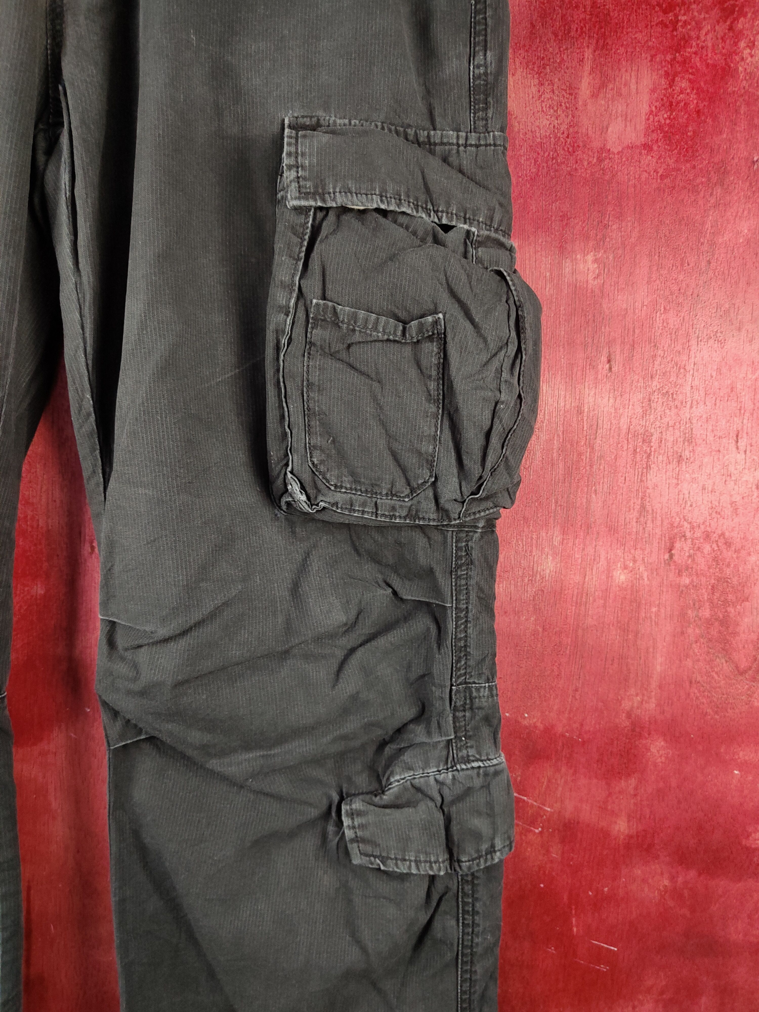 Japanese Brand DL Surplus Black Multipocket Tactical Cargo Pants #S742 Size US 32 / EU 48 - 8 Thumbnail