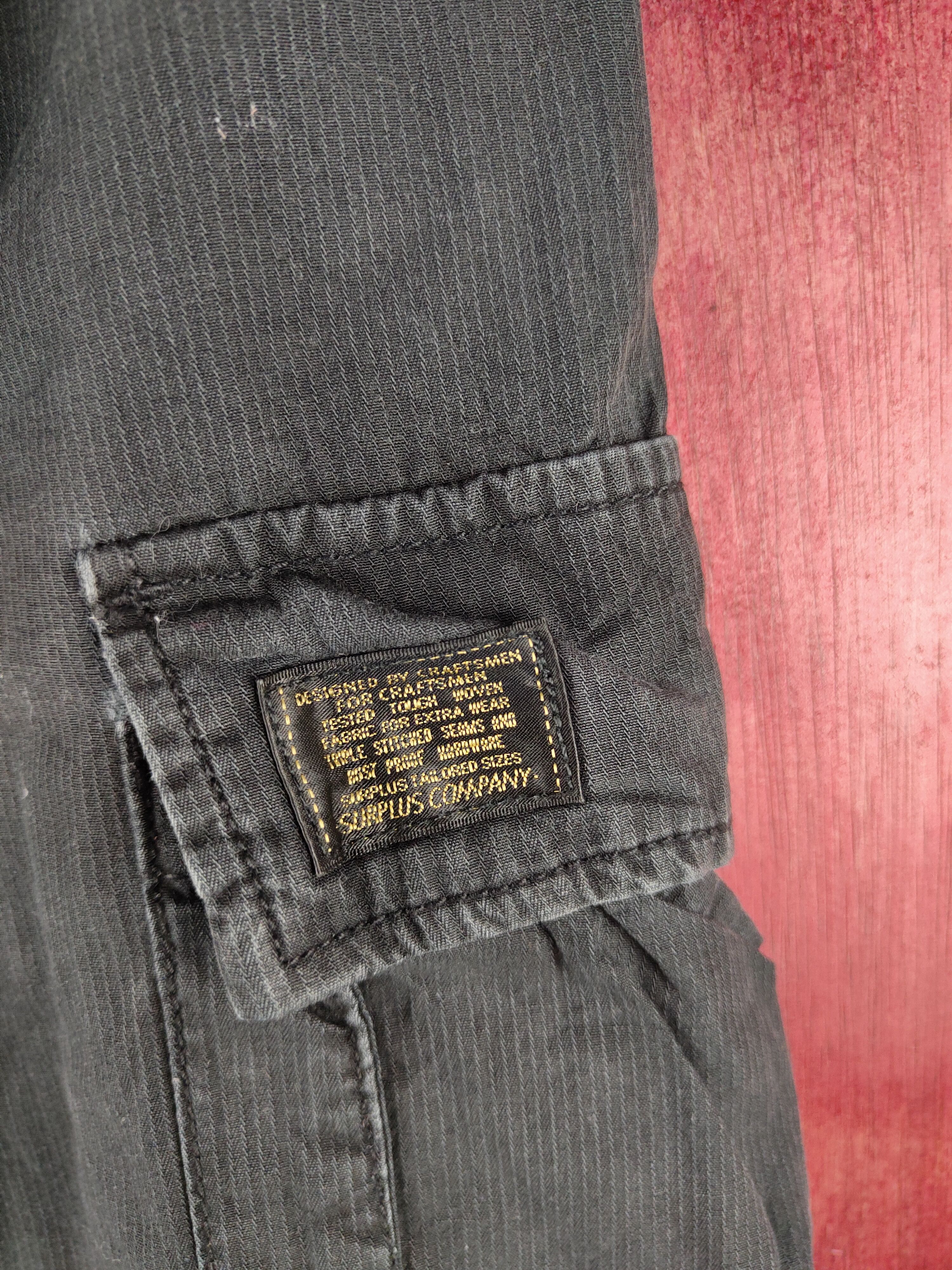 Japanese Brand DL Surplus Black Multipocket Tactical Cargo Pants #S742 Size US 32 / EU 48 - 17 Thumbnail