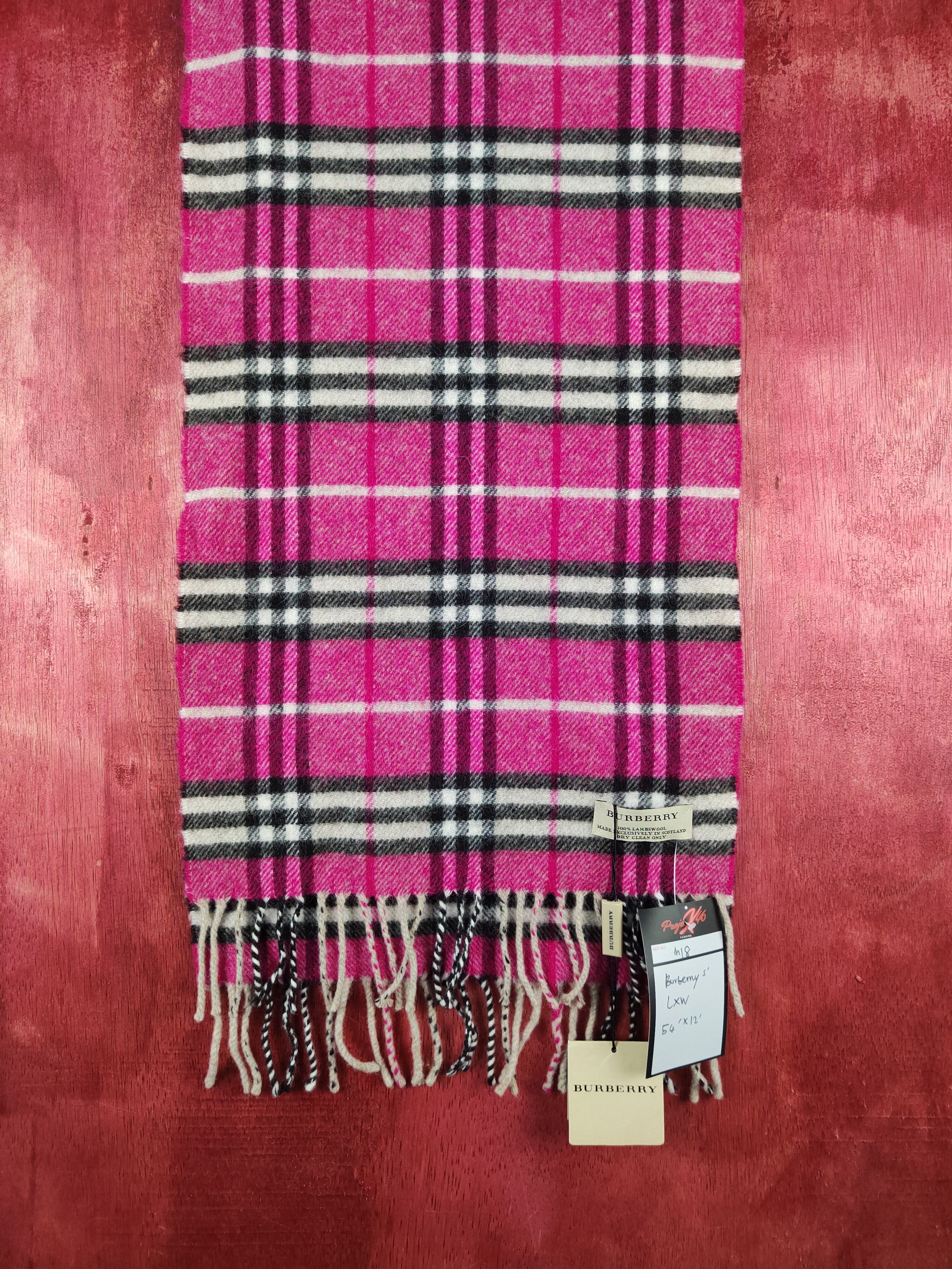 Burberry Burberry checkered Muffler Scarves #m18 DL Size ONE SIZE - 3 Thumbnail