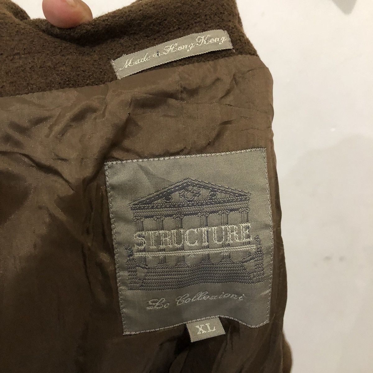 Designer × Other Oversized Casual Coat STRUCTURE Made in Hong Kong Size US XL / EU 56 / 4 - 13 Thumbnail