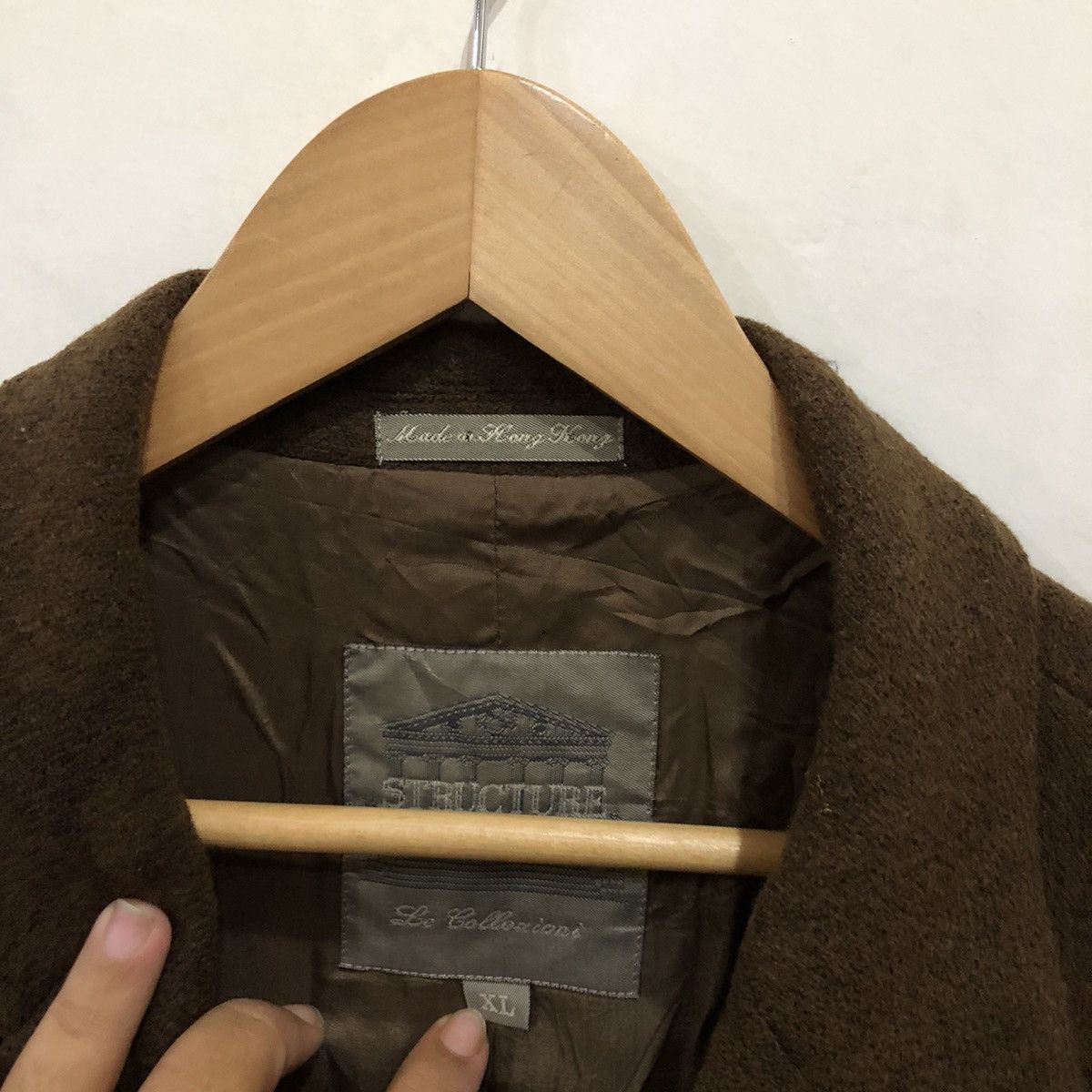 Designer × Other Oversized Casual Coat STRUCTURE Made in Hong Kong Size US XL / EU 56 / 4 - 6 Thumbnail