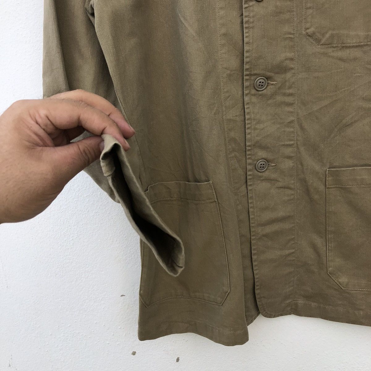 Japanese Brand × Slick CHORE JACKET SLICK INSPIRED BY RICK OWENS Size US M / EU 48-50 / 2 - 6 Thumbnail