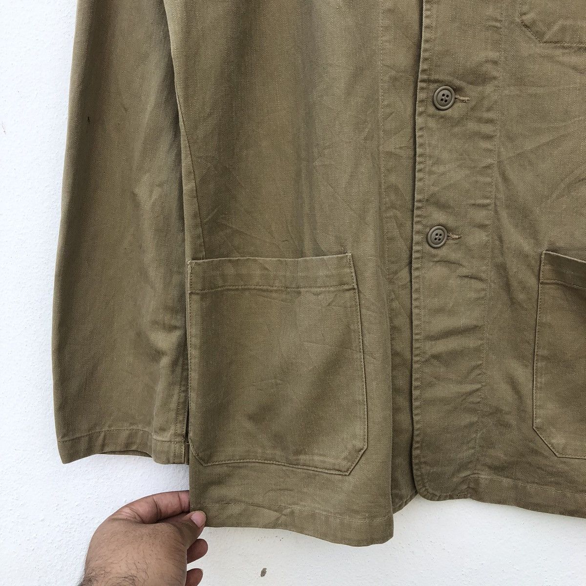 Japanese Brand × Slick CHORE JACKET SLICK INSPIRED BY RICK OWENS Size US M / EU 48-50 / 2 - 3 Thumbnail