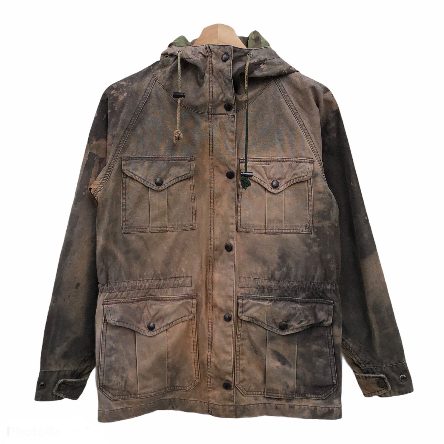 Polo Ralph Lauren POLO RALPH LAUREN ACID WASH CAMO LINING MULTI POCKET JACKET Size US XXS / EU 40 - 2 Thumbnail