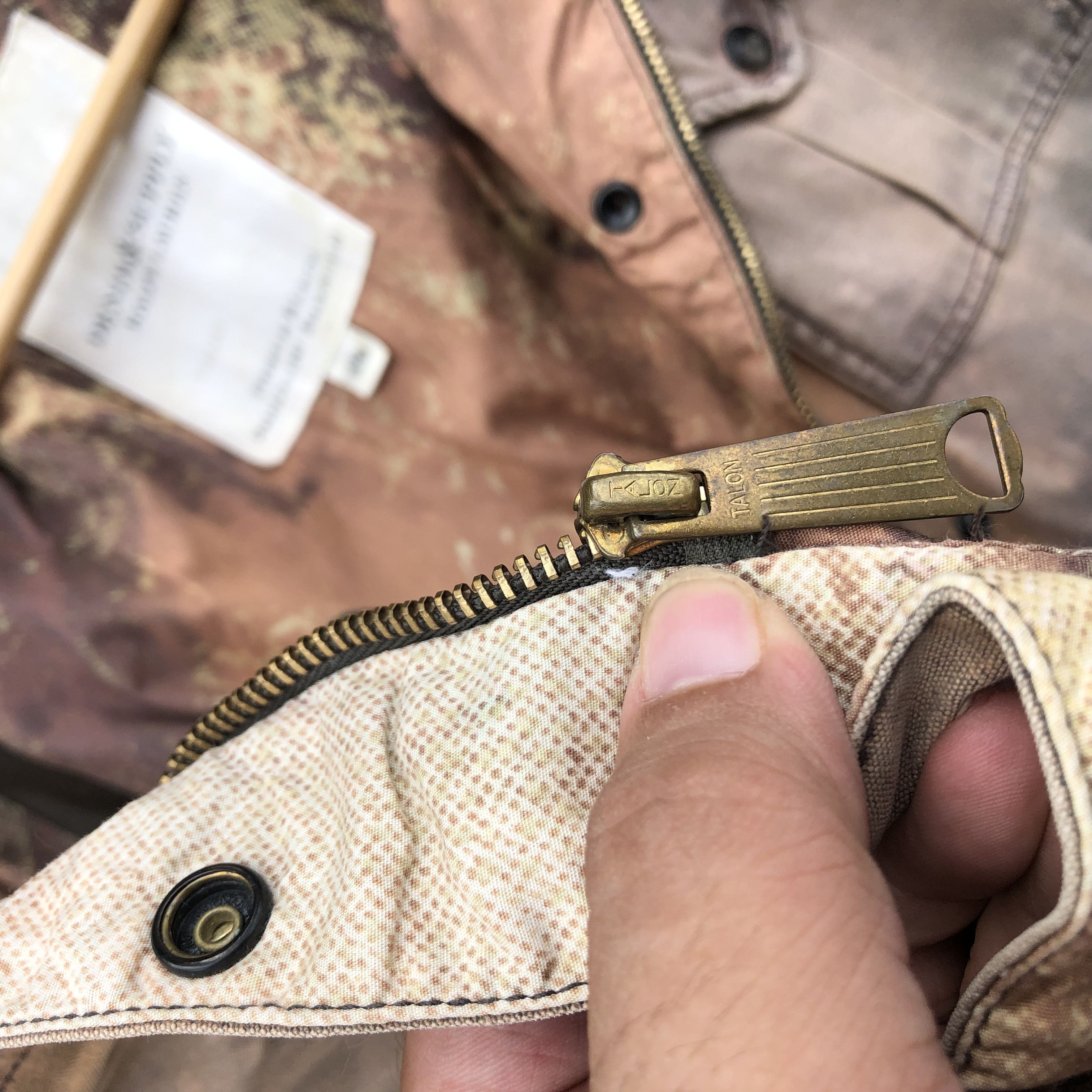 Polo Ralph Lauren POLO RALPH LAUREN ACID WASH CAMO LINING MULTI POCKET JACKET Size US XXS / EU 40 - 12 Thumbnail