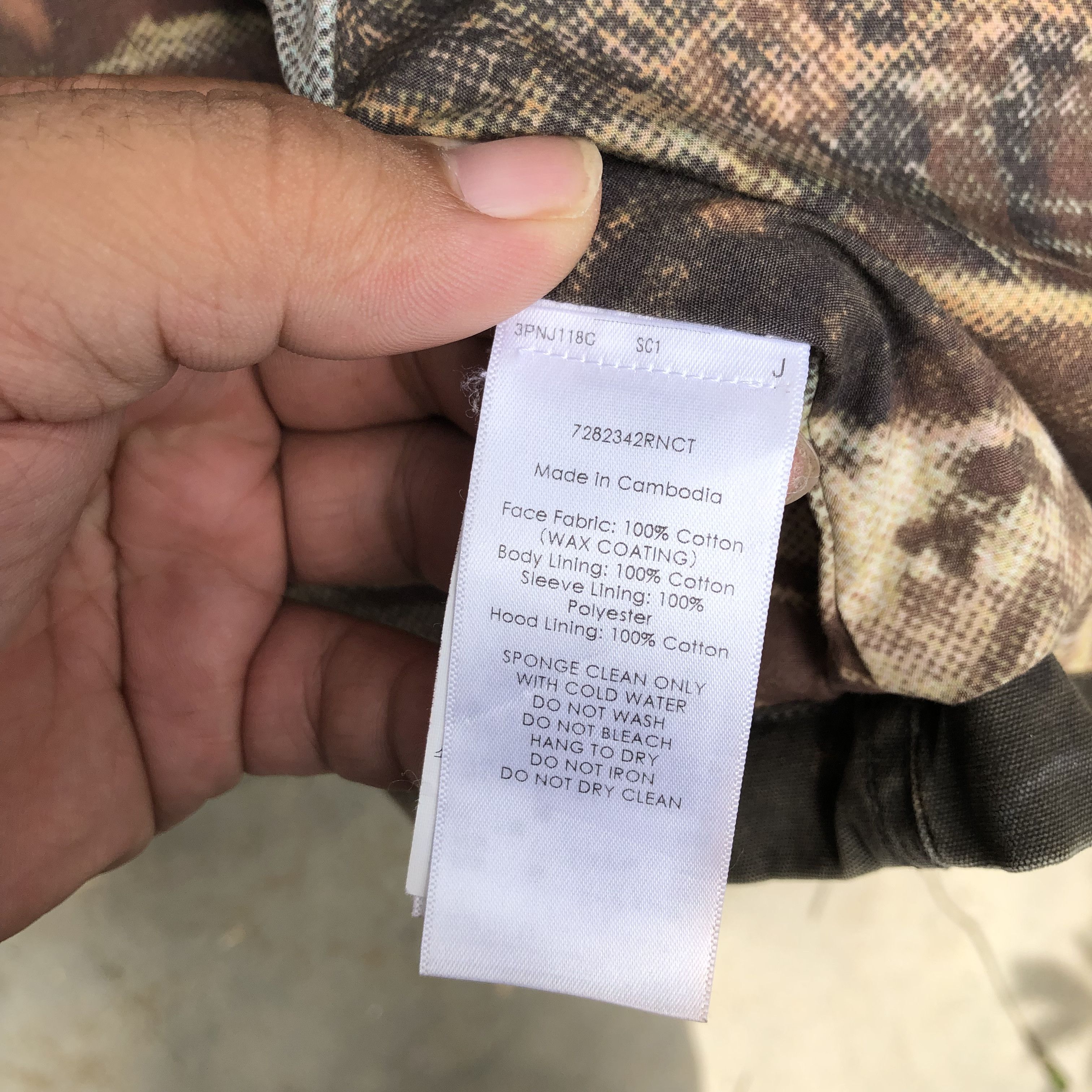 Polo Ralph Lauren POLO RALPH LAUREN ACID WASH CAMO LINING MULTI POCKET JACKET Size US XXS / EU 40 - 13 Thumbnail