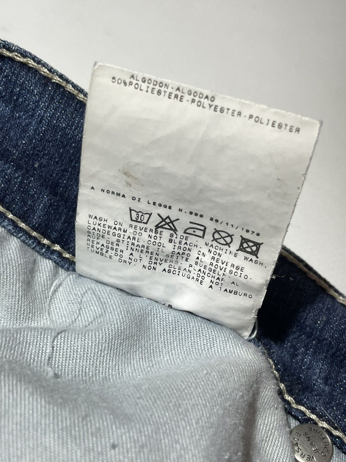 Versace Jeans Couture Vintage Versace Jeans Couture Women’s Jeans Pants Size 30" / US 8 / IT 44 - 15 Thumbnail