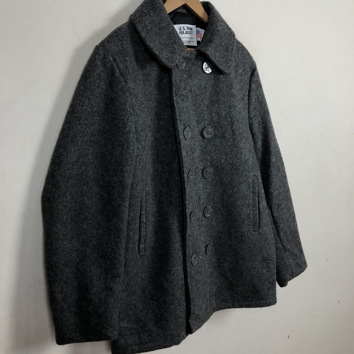 Schott U.S. 740N PEA JACKET SCHOTT Size US M / EU 48-50 / 2 - 5 Thumbnail