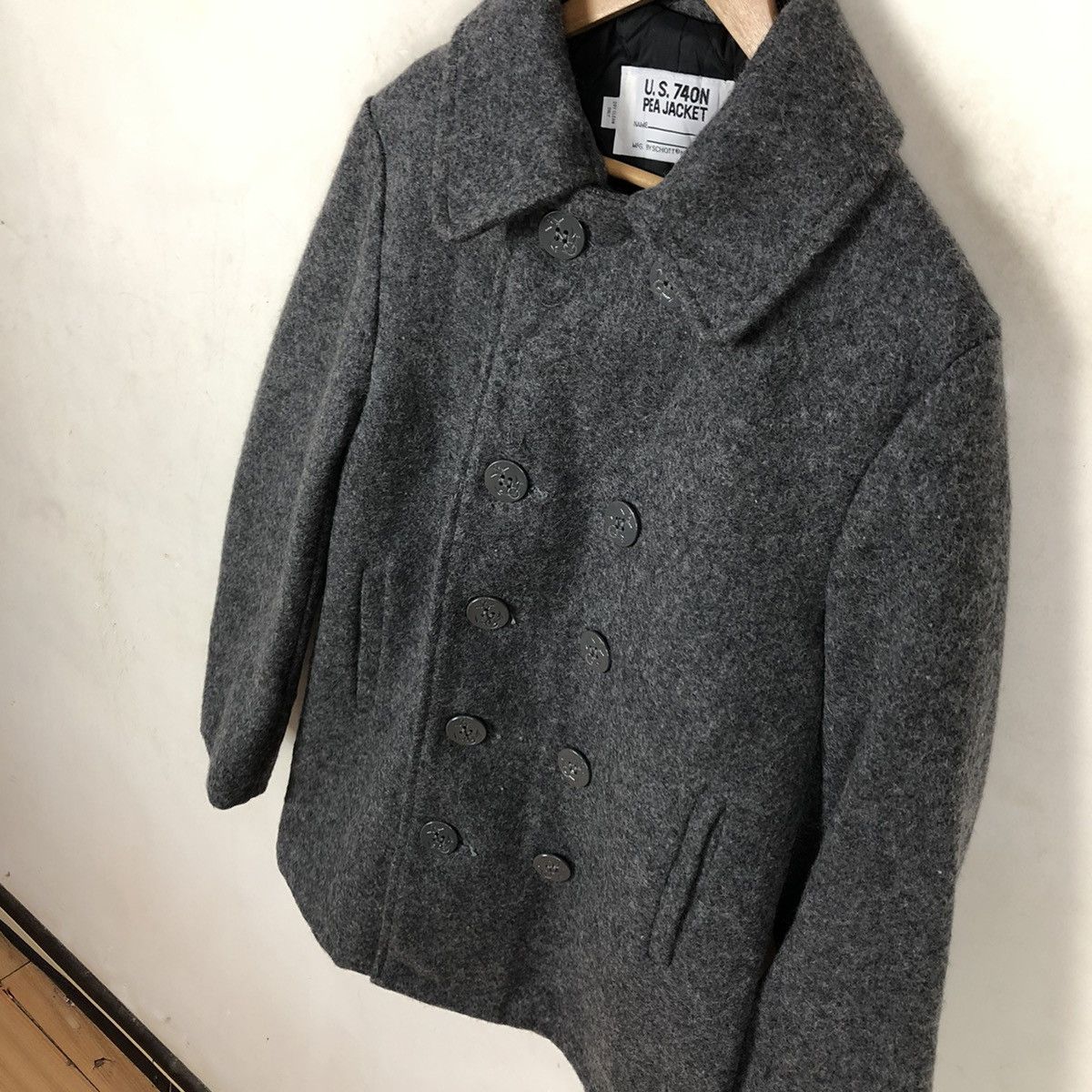 Schott U.S. 740N PEA JACKET SCHOTT Size US M / EU 48-50 / 2 - 4 Thumbnail