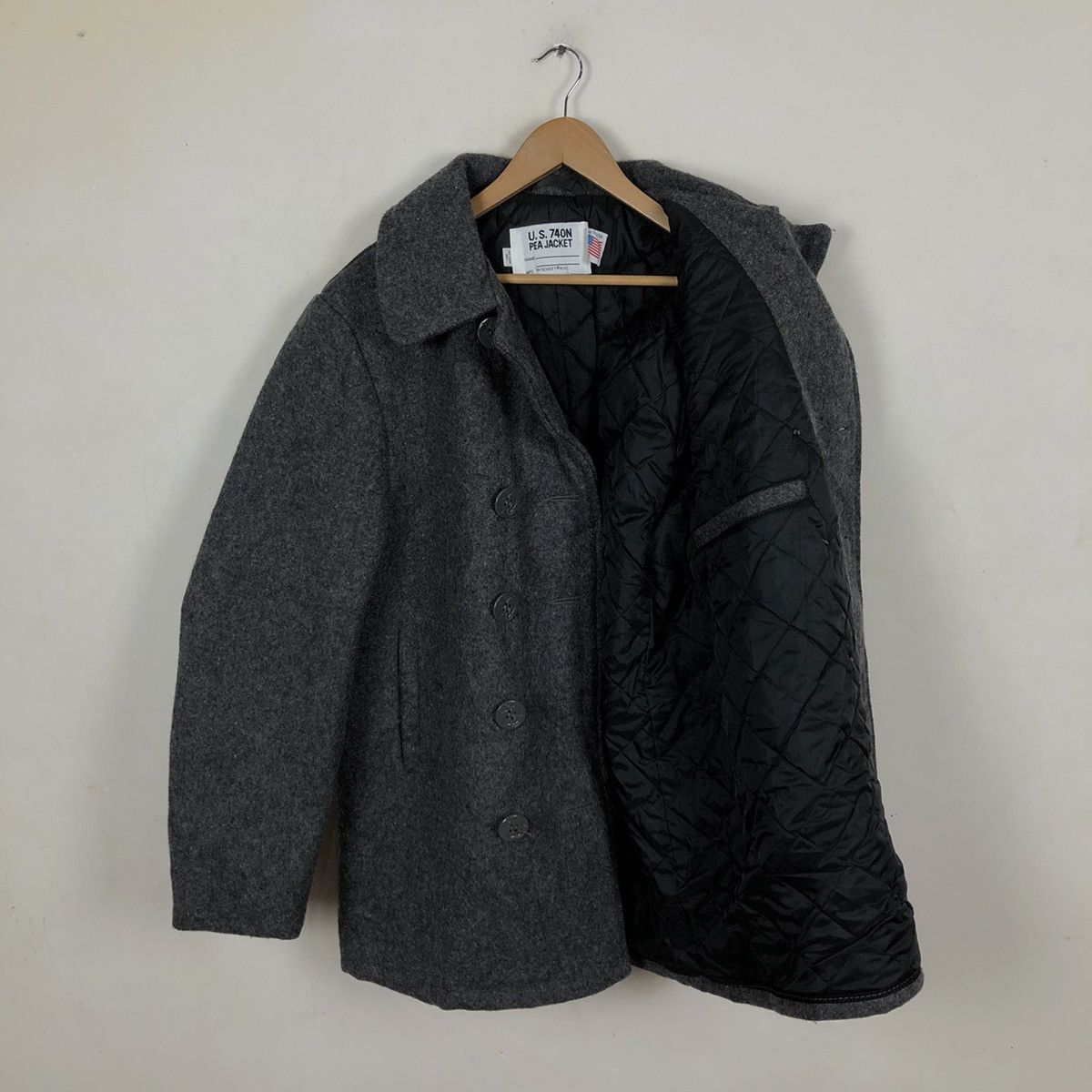 Schott U.S. 740N PEA JACKET SCHOTT Size US M / EU 48-50 / 2 - 9 Thumbnail