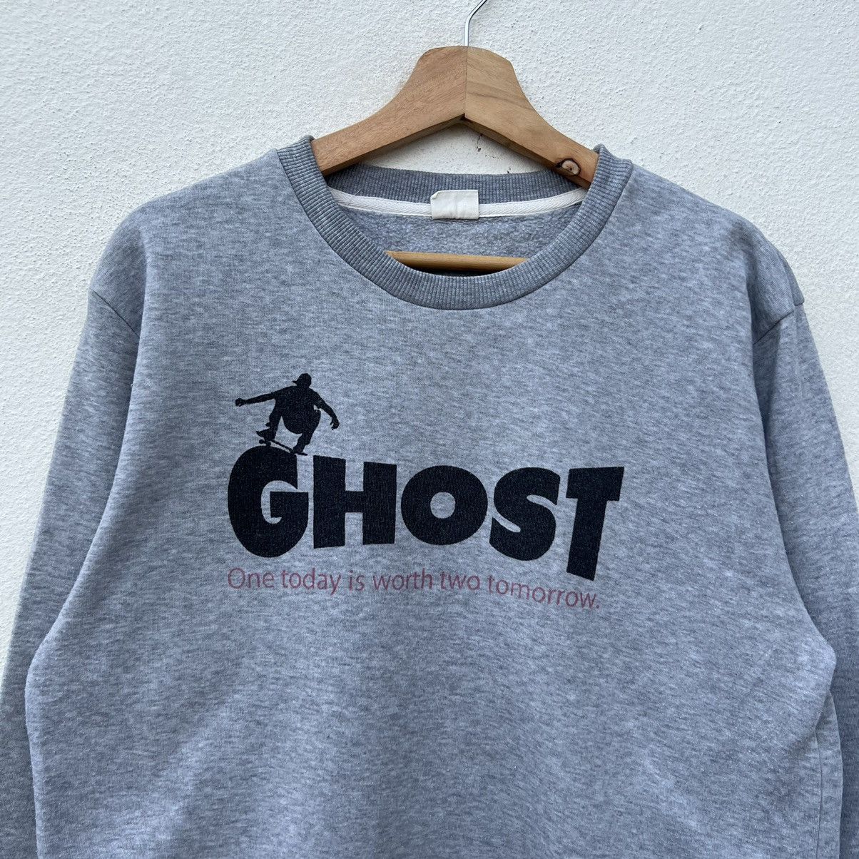 Japanese Brand GHOST SWEATSHIRT BIG LOGO SKATE DESIGN STREET FASHION Size US L / EU 52-54 / 3 - 3 Thumbnail
