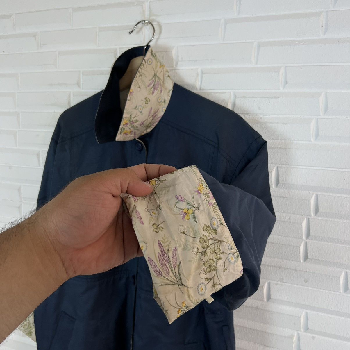 Christian Dior Monsieur RARE💥CHRISTIAN DIOR SPORTS JACKET FLORAL LINING OVERPRINT Size US M / EU 48-50 / 2 - 8 Thumbnail