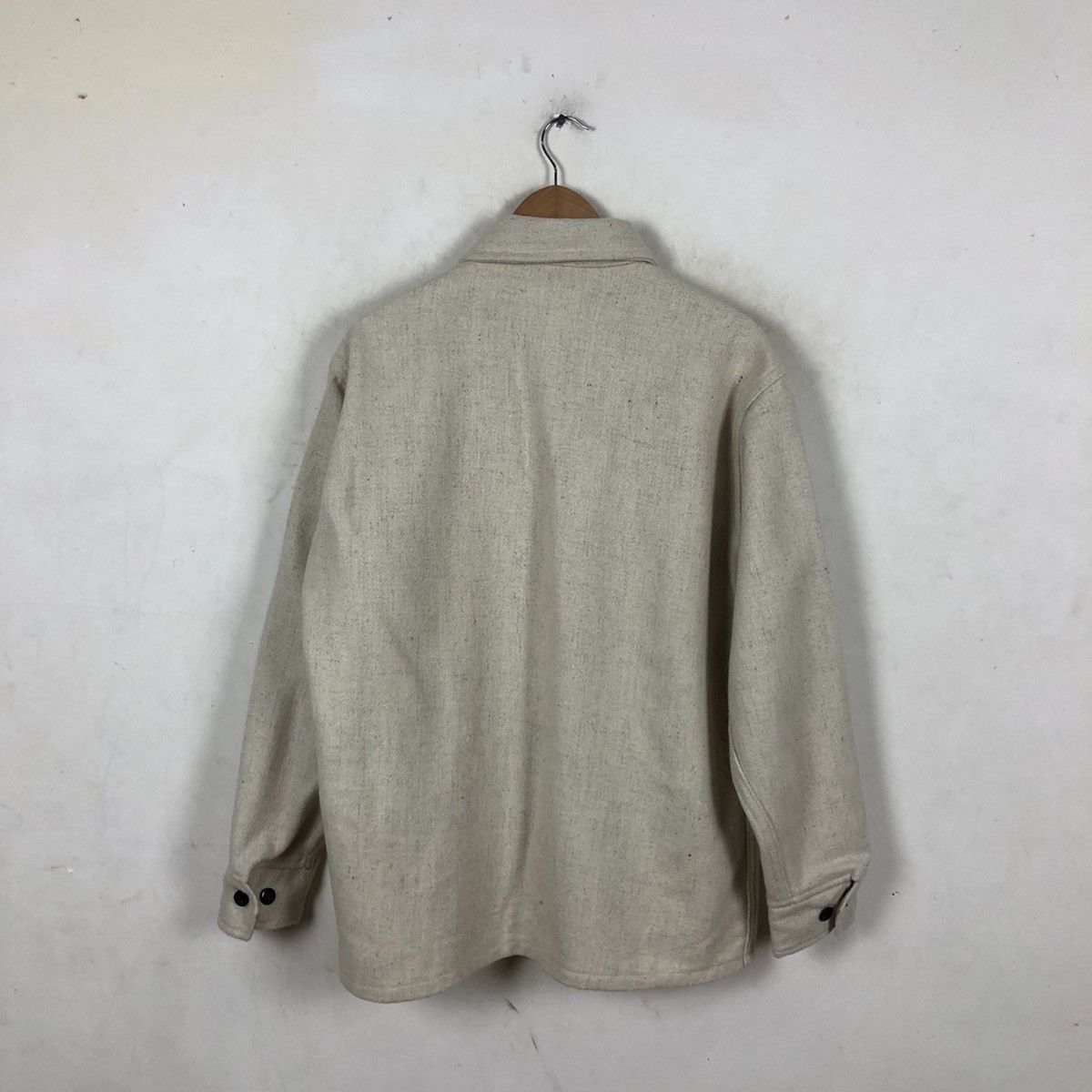 Japanese Brand × Vintage VINTAGE MELTON OUTER-WEAR MADE IN USA BUTTON JACKET Size US M / EU 48-50 / 2 - 8 Thumbnail