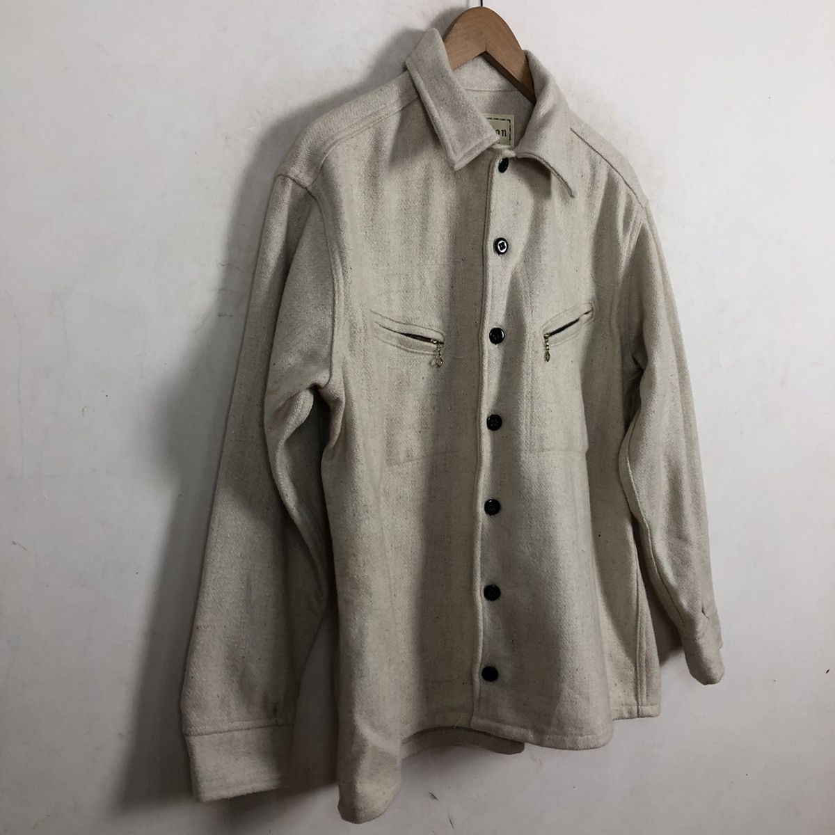 Japanese Brand × Vintage VINTAGE MELTON OUTER-WEAR MADE IN USA BUTTON JACKET Size US M / EU 48-50 / 2 - 4 Thumbnail