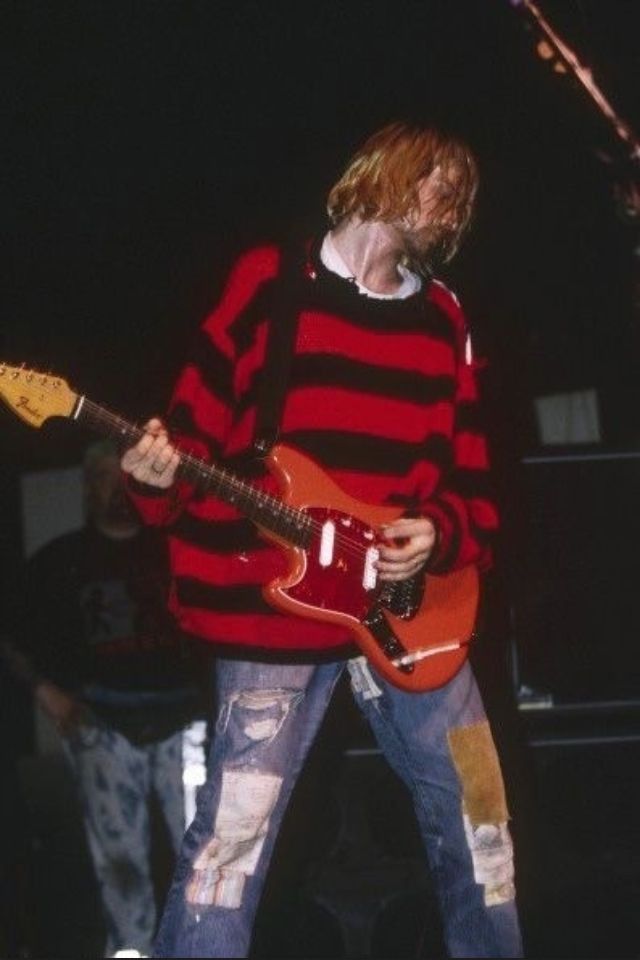 Japanese Brand Custom Reconstruct kurt cobain nirvana sweatshirt #5321DL Size US L / EU 52-54 / 3 - 14 Thumbnail
