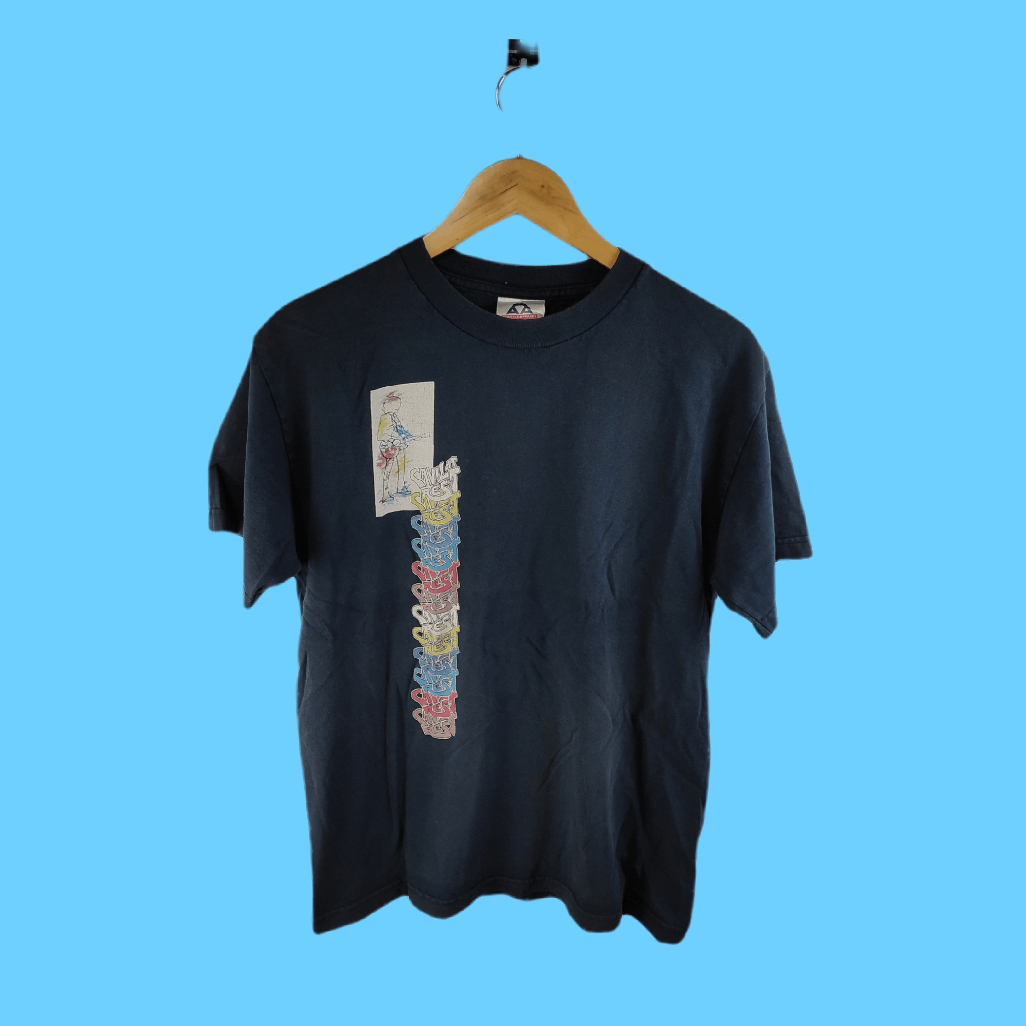 Vtg Cavil At Rest Indie Rock Band Tee